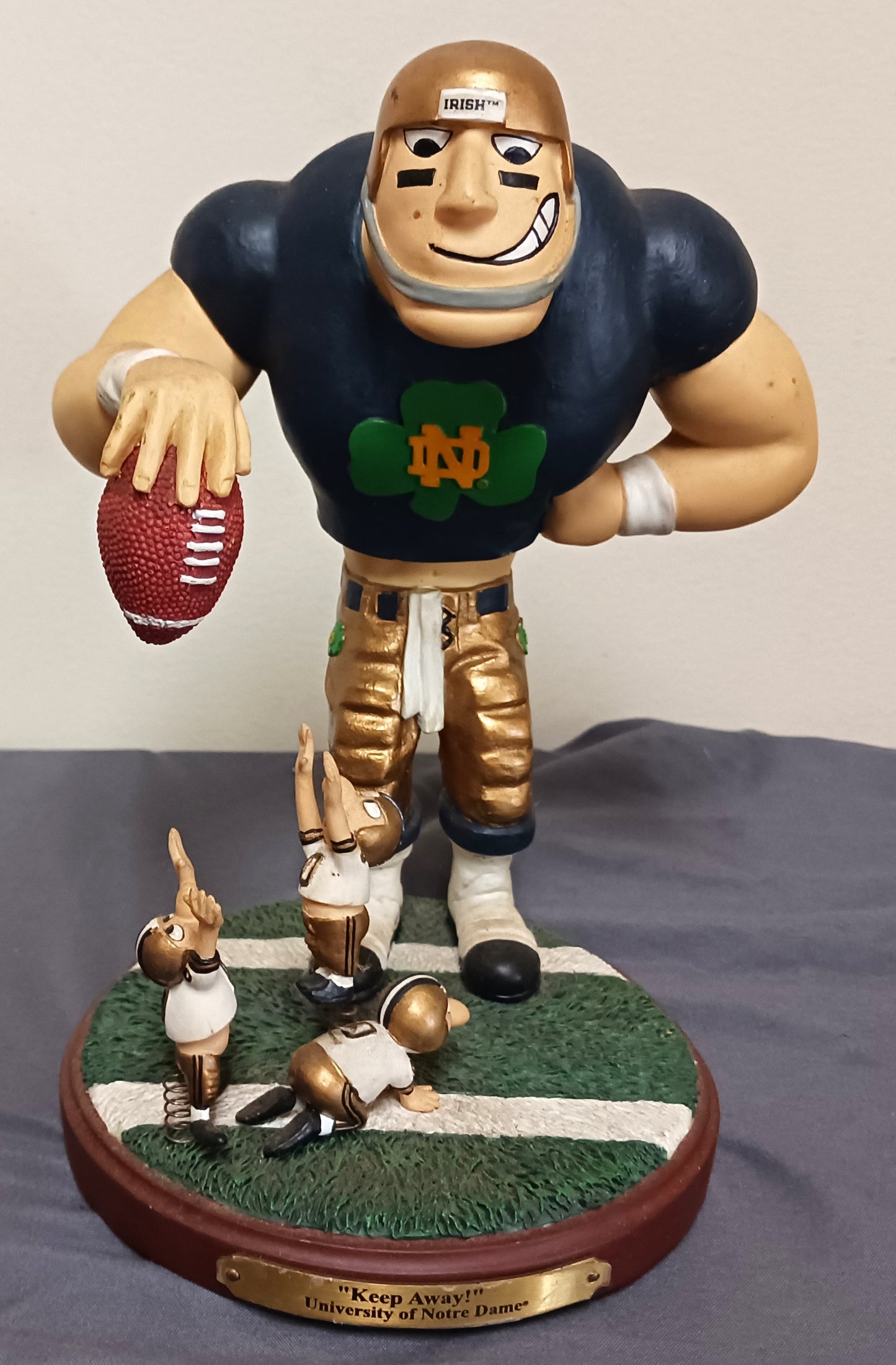 Memory Company Notre Dame Keep Away Figurine
