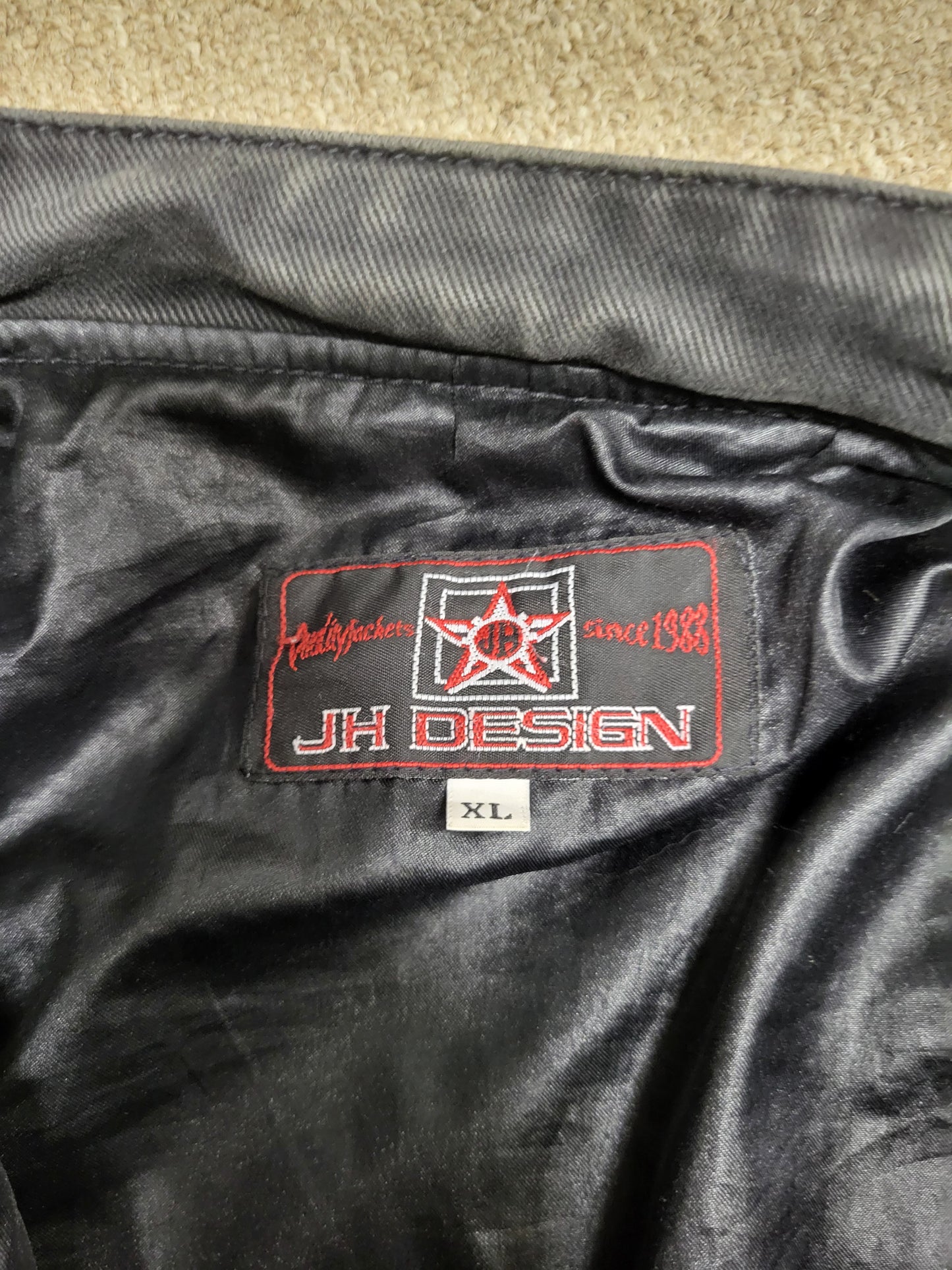 Vintage Interstate Batteries Bobby LaBonte #18 NASCAR Black Coat Jacket Size XL