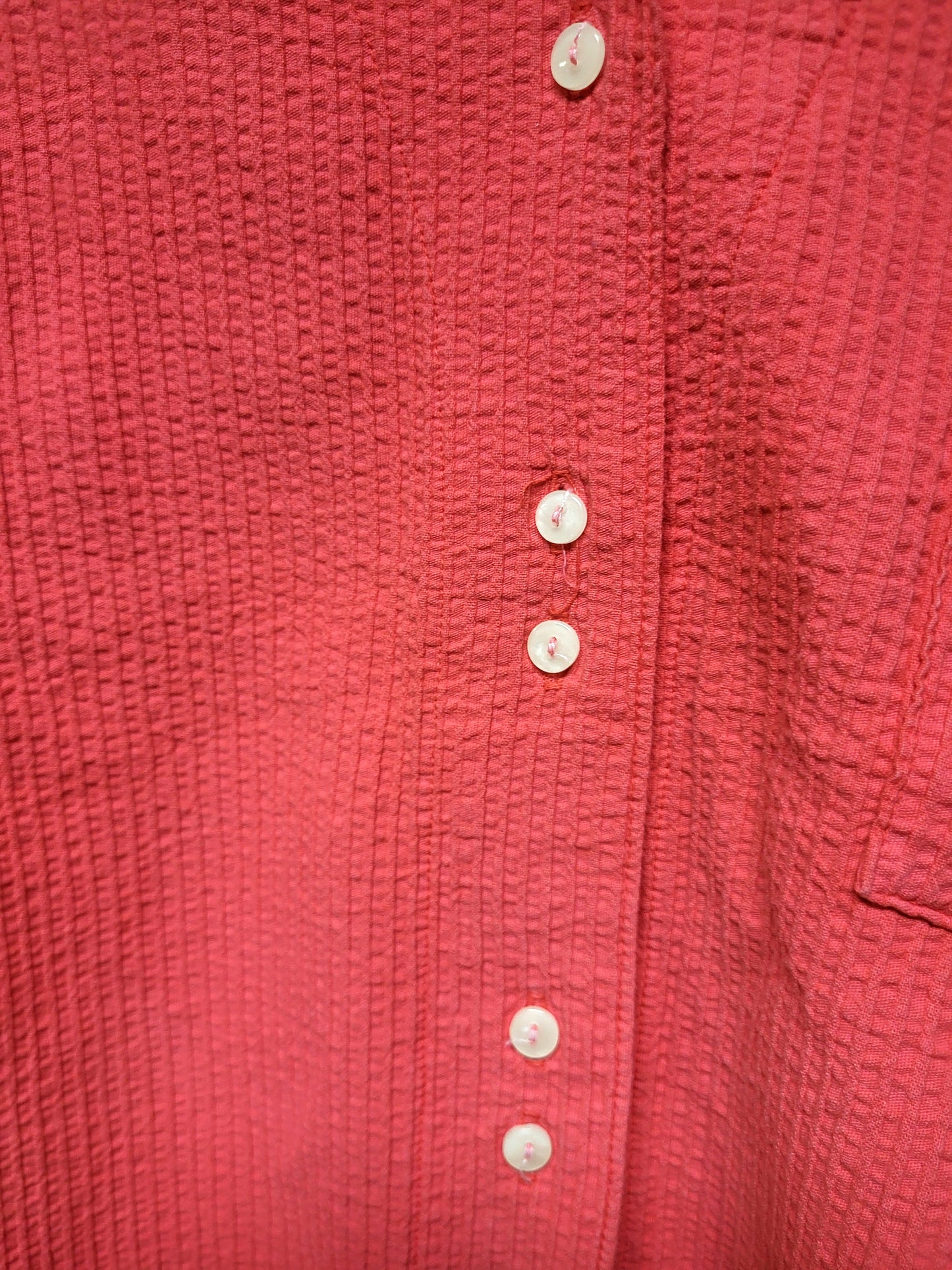 Vintage WEK Womens Button Up Shirt Size Large