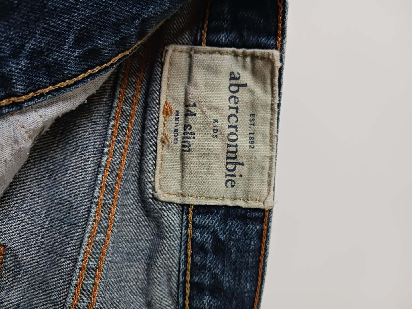 Boys Abercrombie Kids Jeans Size 14 Slim