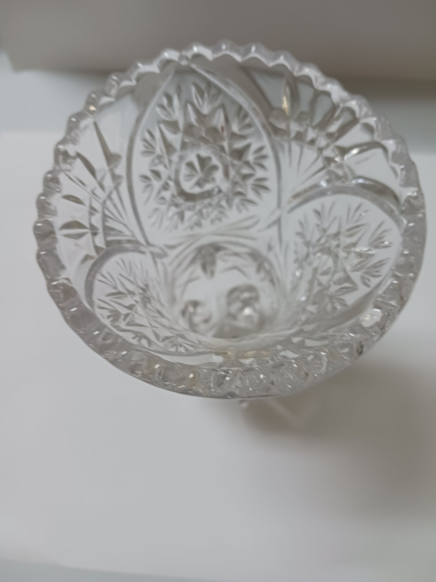 Vintage Anne Hutte Crystal Vase