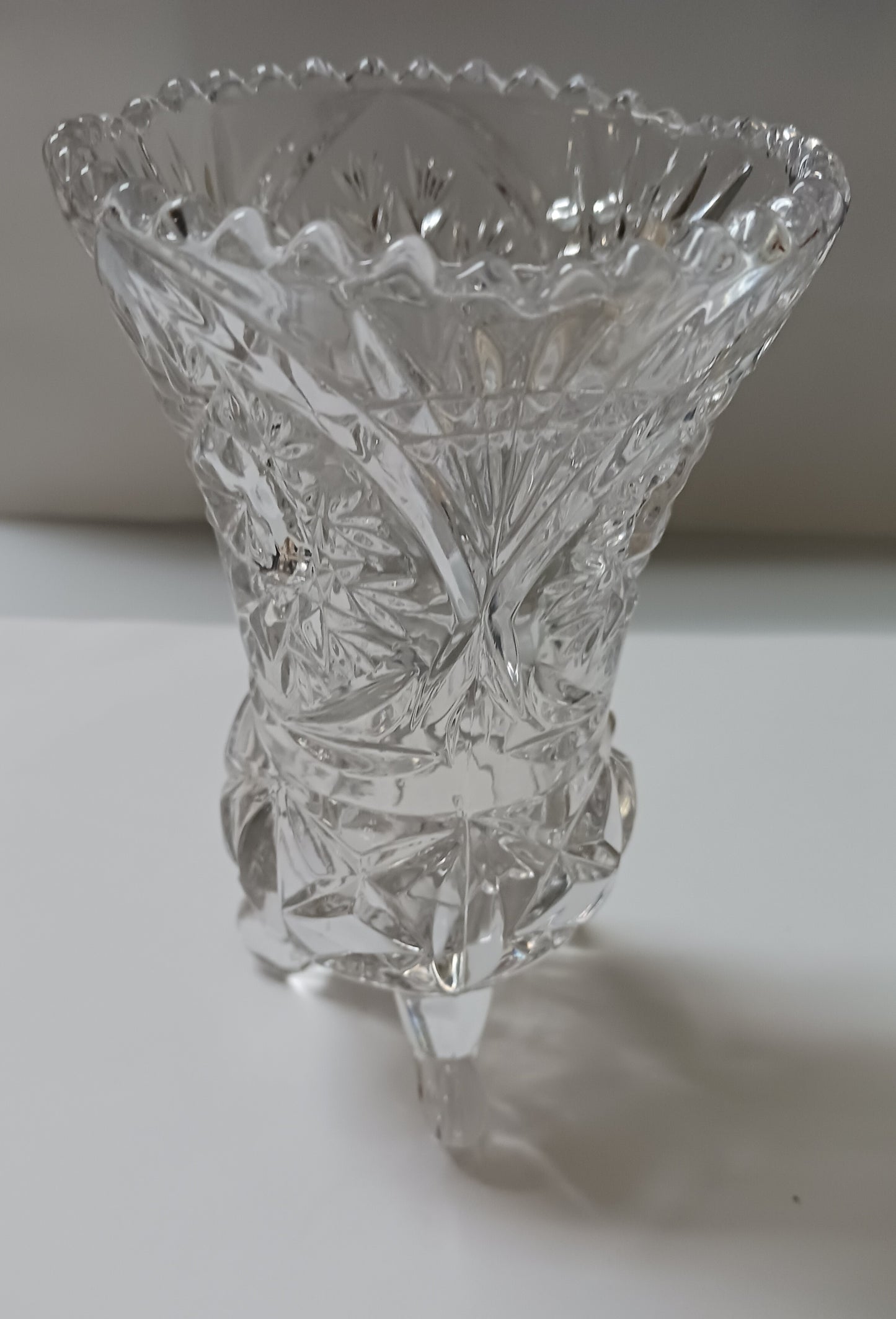 Vintage Anne Hutte Crystal Vase