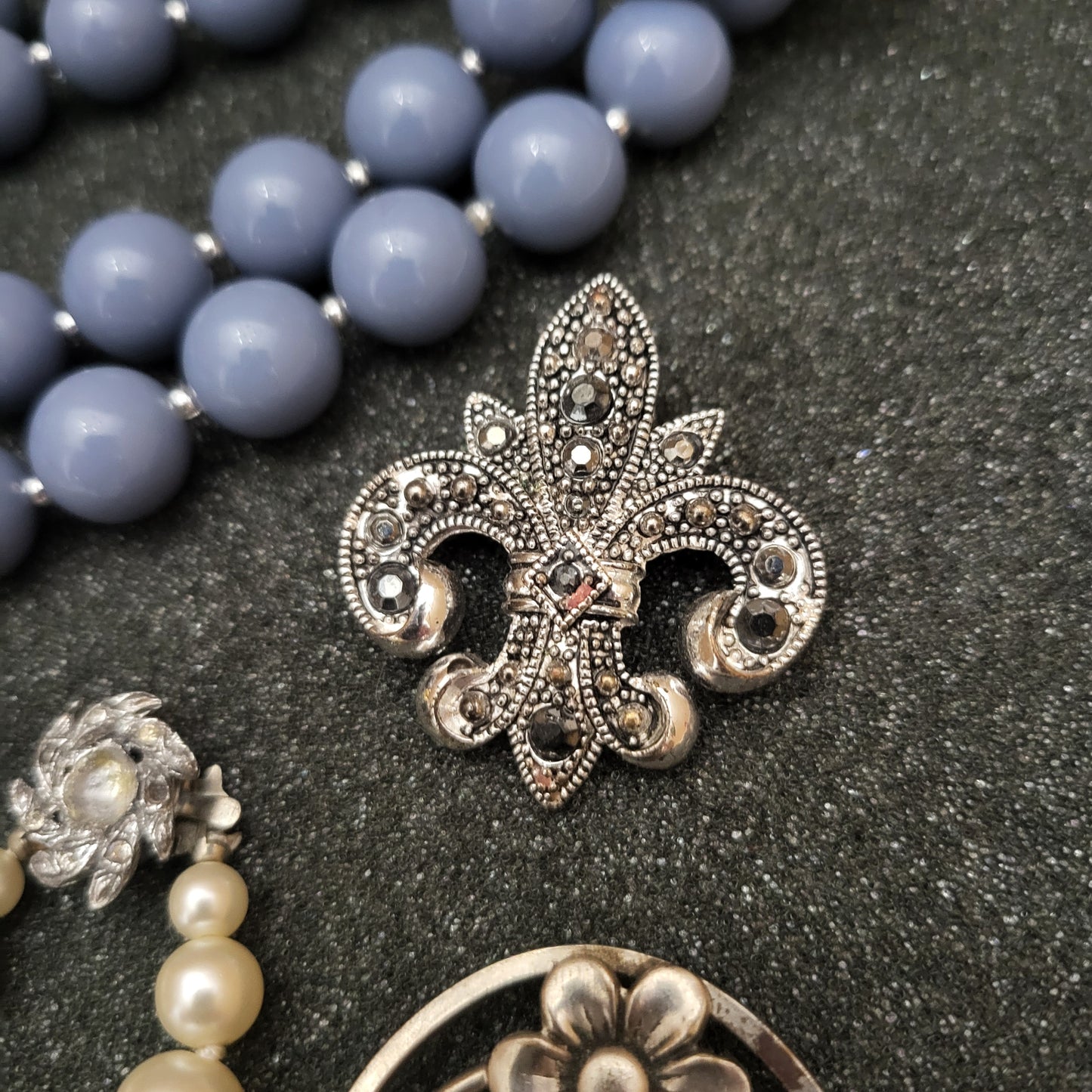 Estate Sale Jewelry Lot Pins Bracelets Necklaces Vintage to Now Mixed