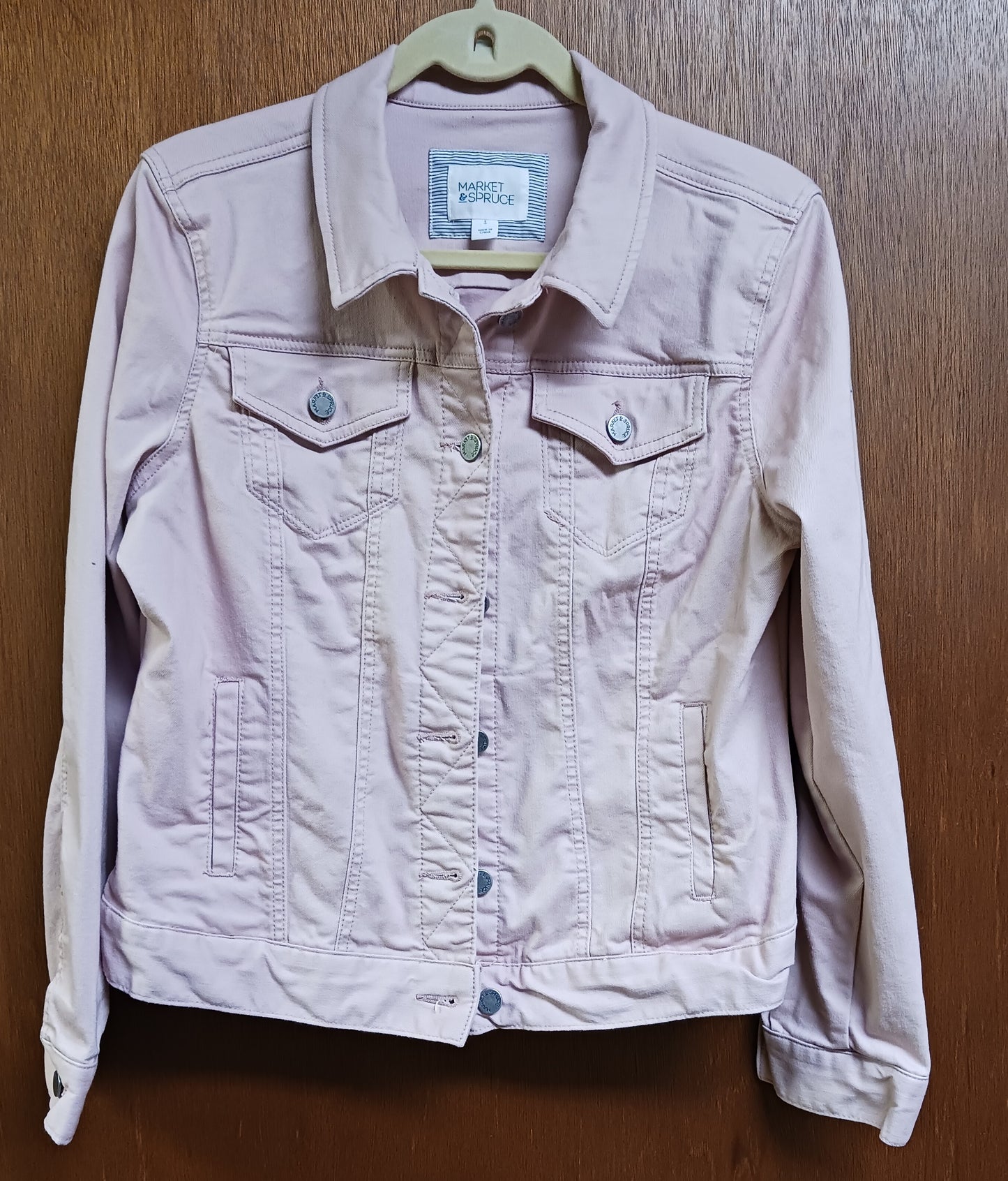 Market & Spruce Jean Jacket Size Large