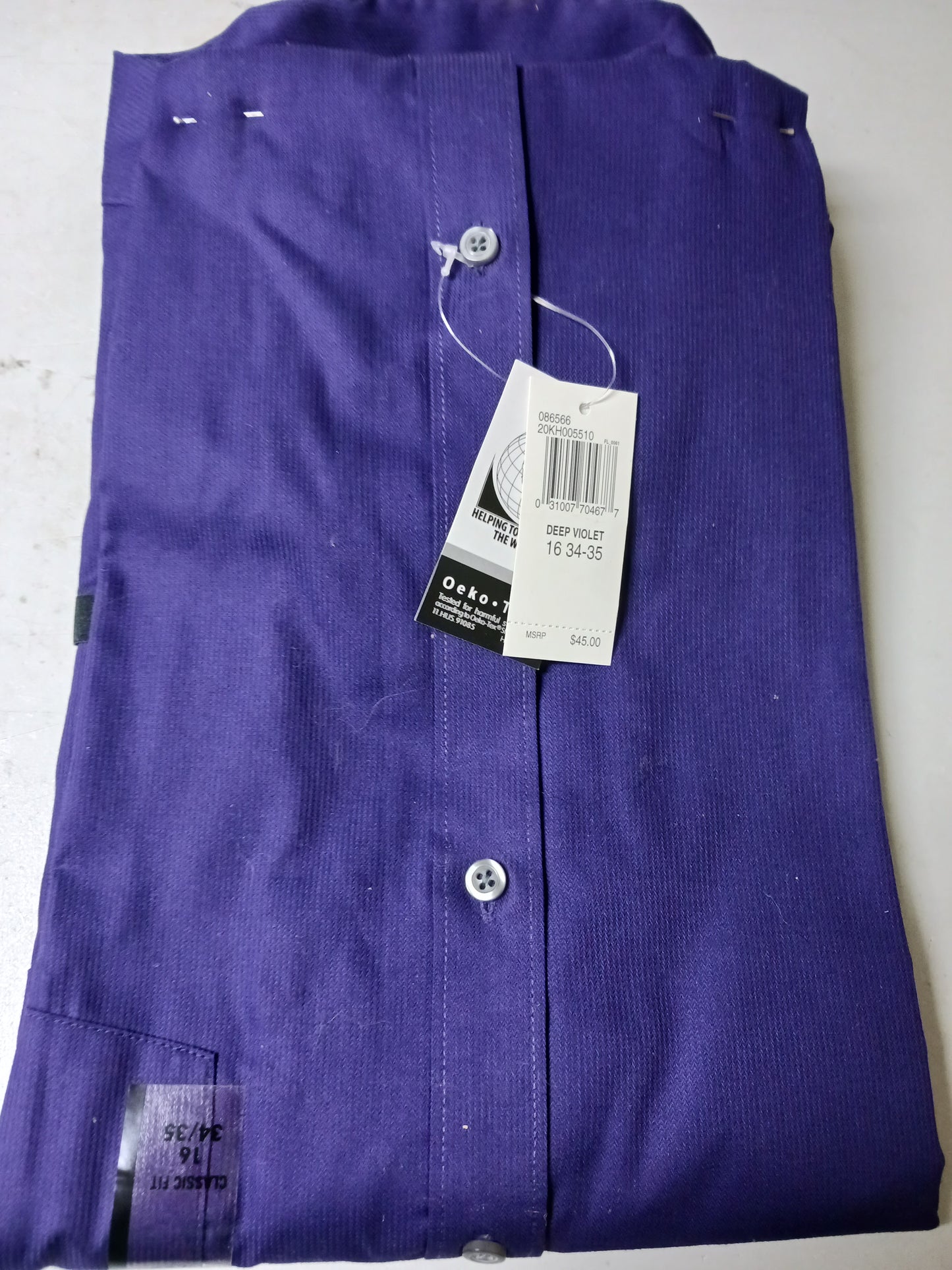 Van Heusen Boy's Classic Fit Dress Shirt NWT