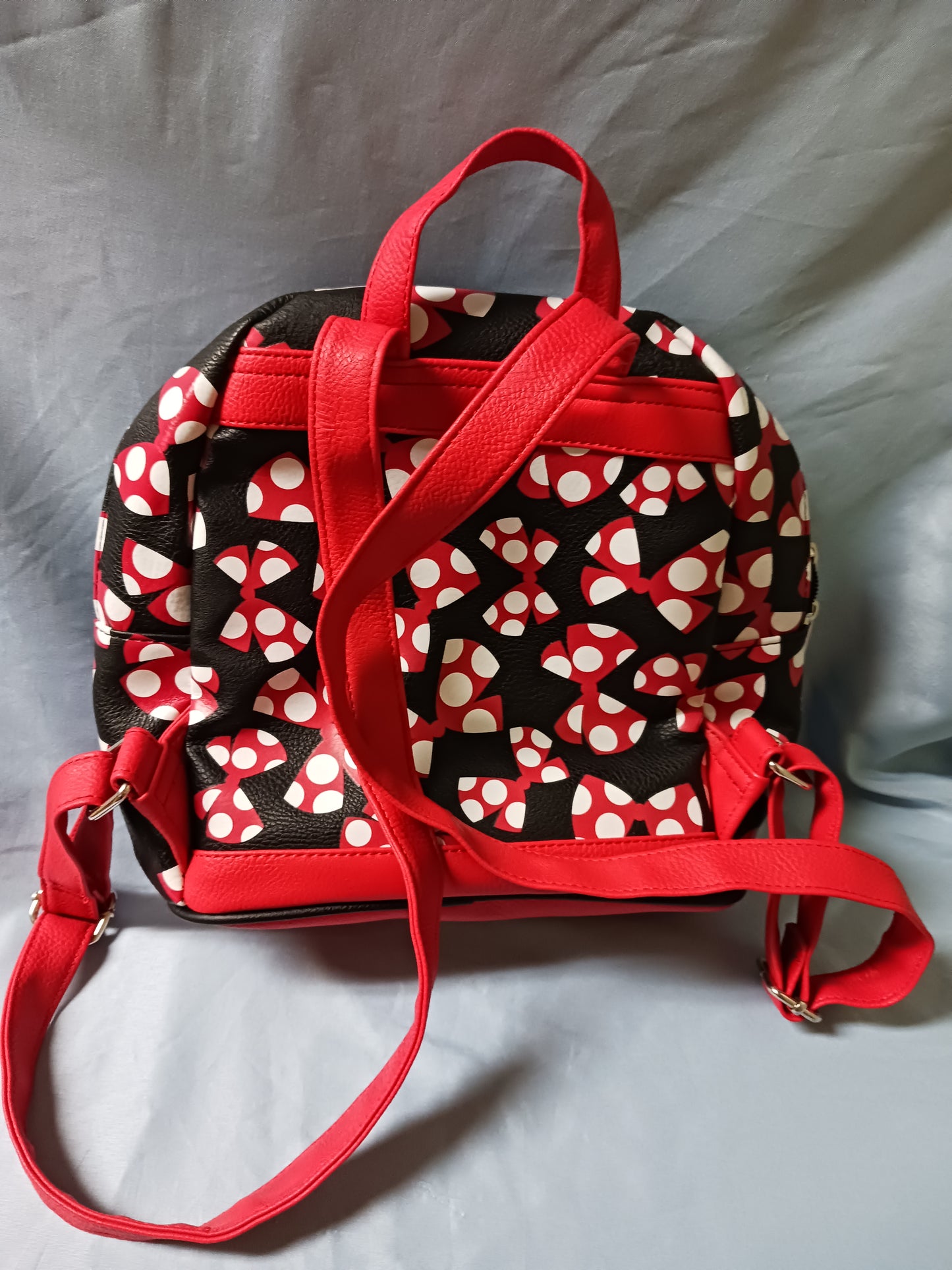 Disney Parks Mini Mouse Mini Backpack with Red Bows