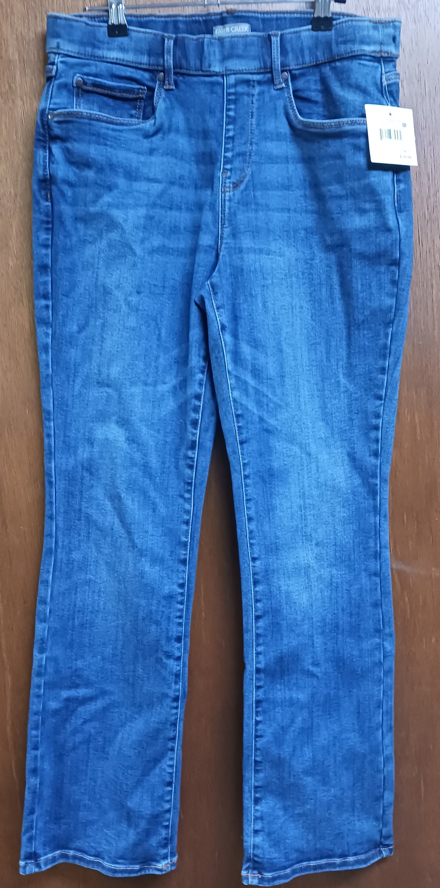Falls Creek Pull On Bootcut Jeans Size Med. New