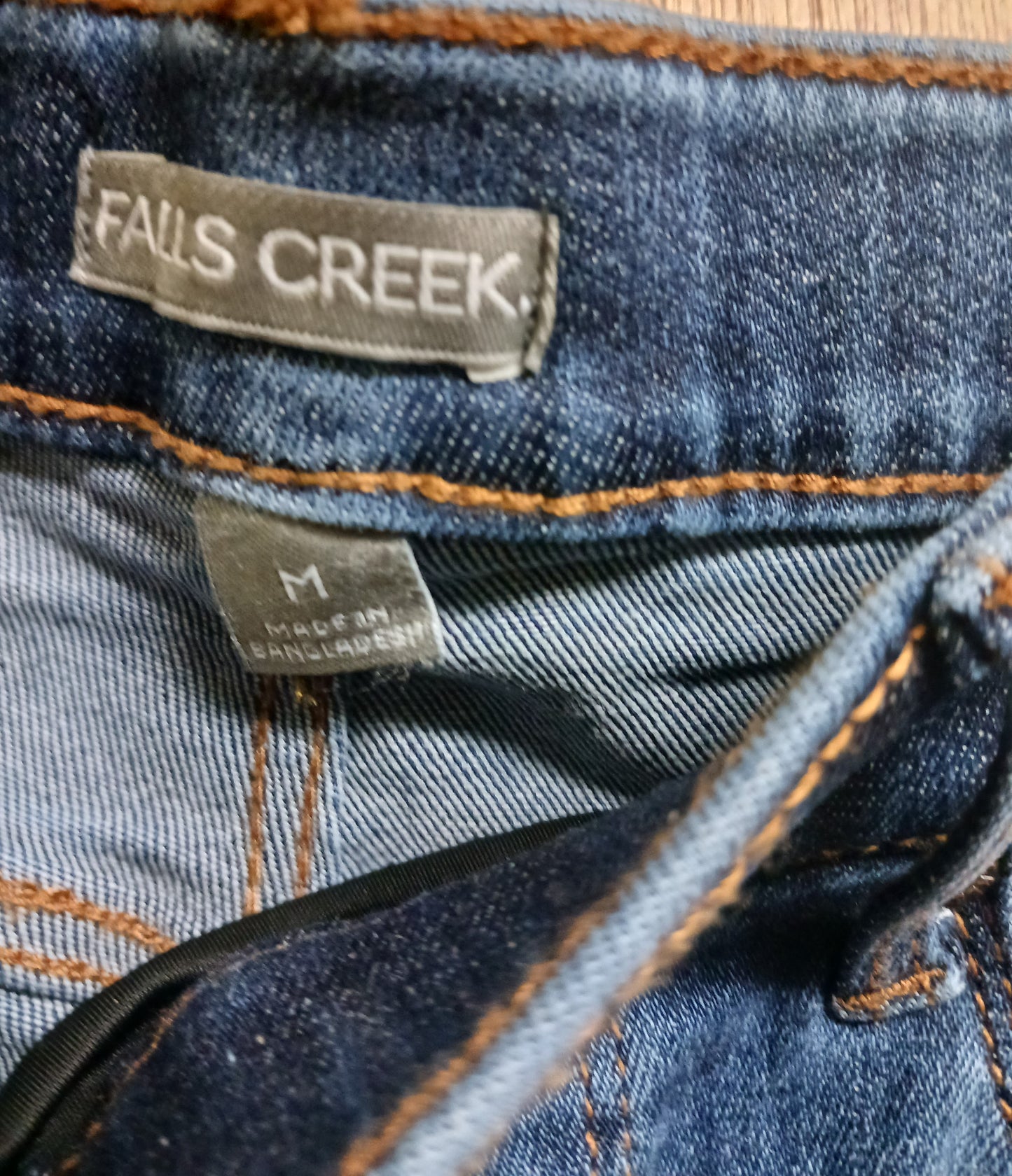 Falls Creek Pull On Bootcut Jeans Size Med. New