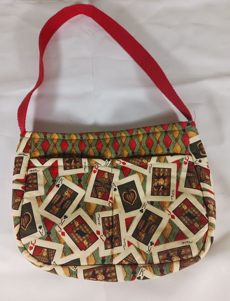 Handmade Playing Cards Material Purse