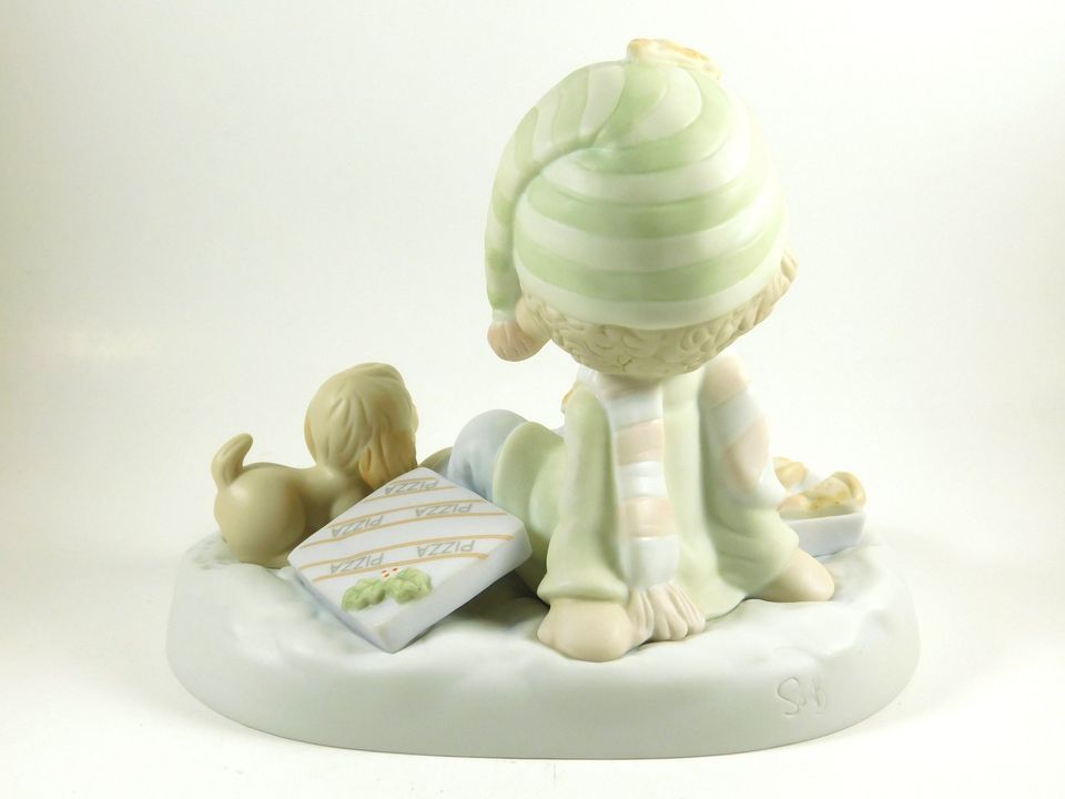 Precious Moments Pizza On Earth Enesco Figurine 521884
