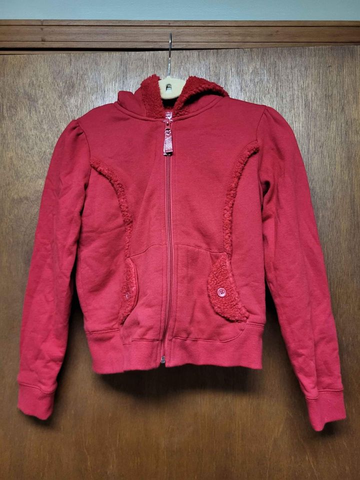 Red Old Navy Girls Sherpa Lined Jacket New