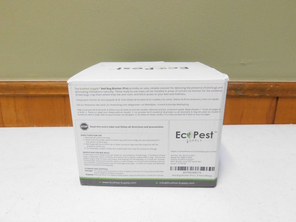 EcoPest Supply Bed Bug Blocker Pro Interceptor Traps 8 Pack