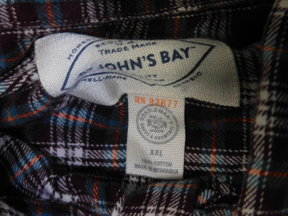 Men’s St. John’s Bay Flannel Shirt New Size XXL