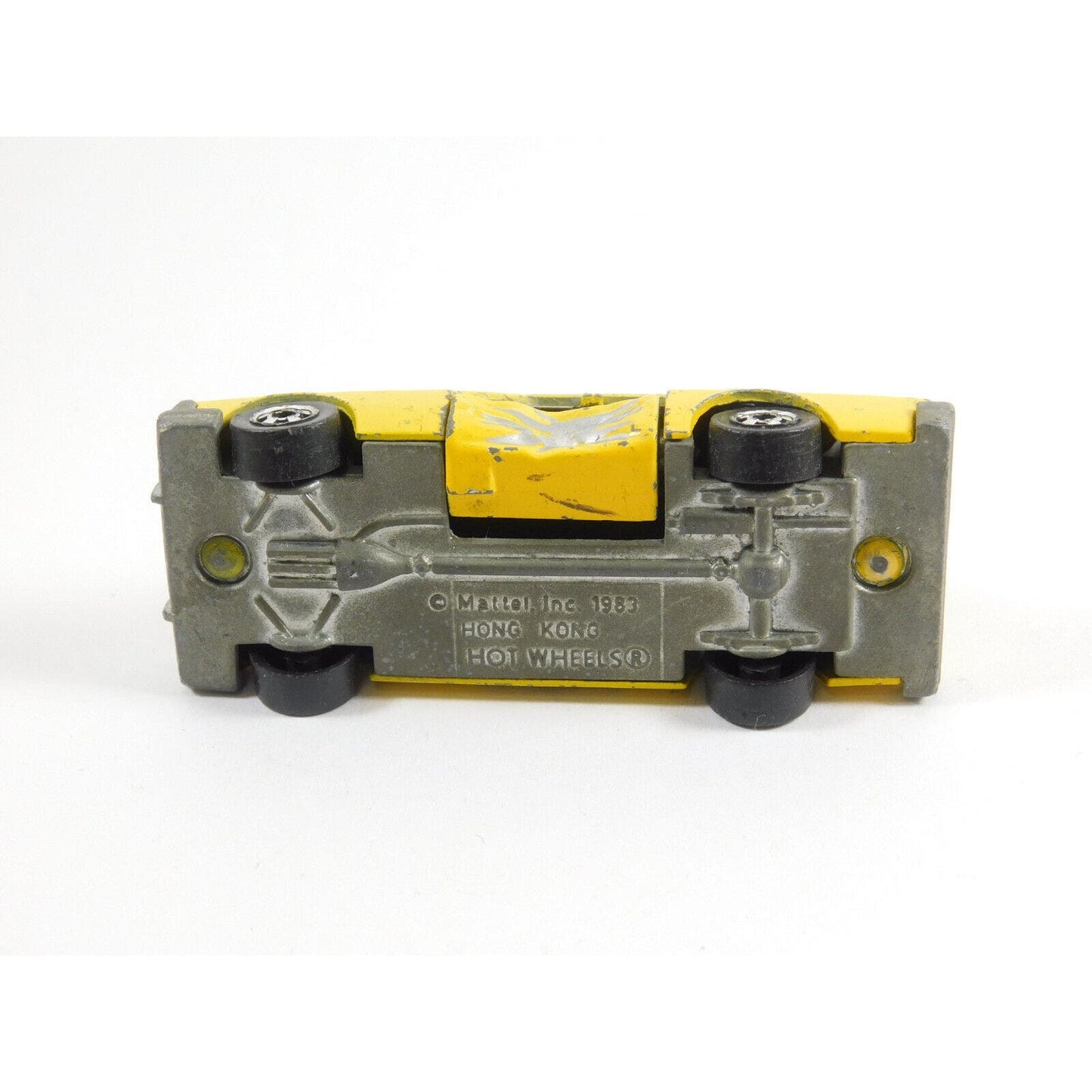 Vintage 1983 Hot Wheels Yellow Taxi Cab Crack Up Super Blaster