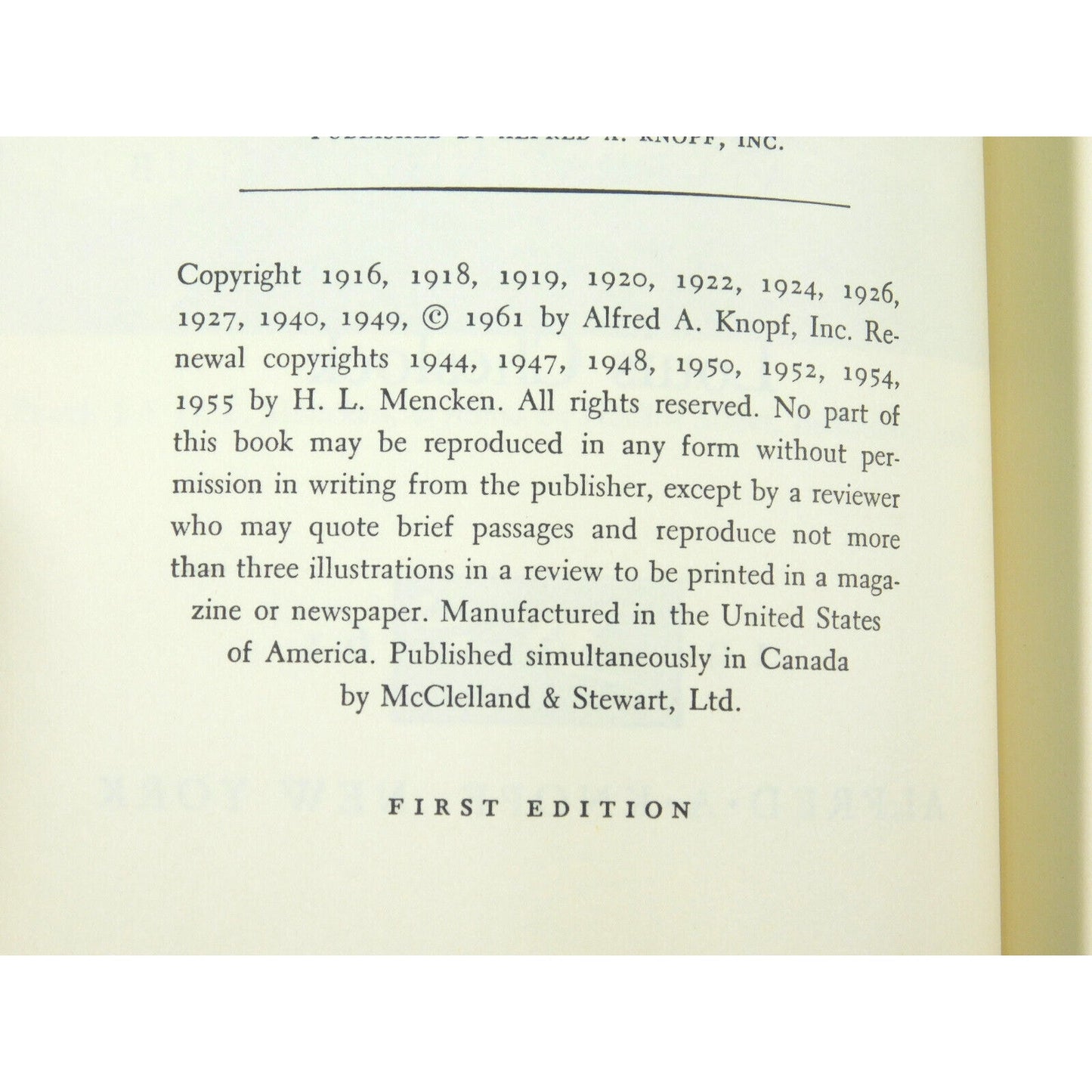 H. L. Mencken on Music by Louis Cheslock