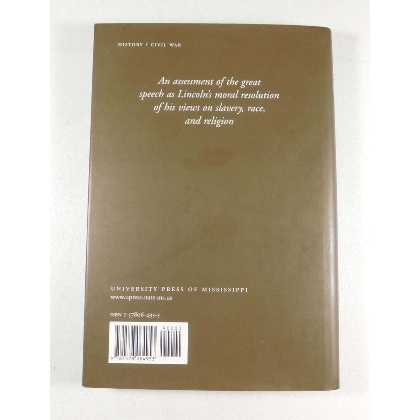 Lincoln's Moral Vision : The Second Inaugural Address by James Tackach (2002)
