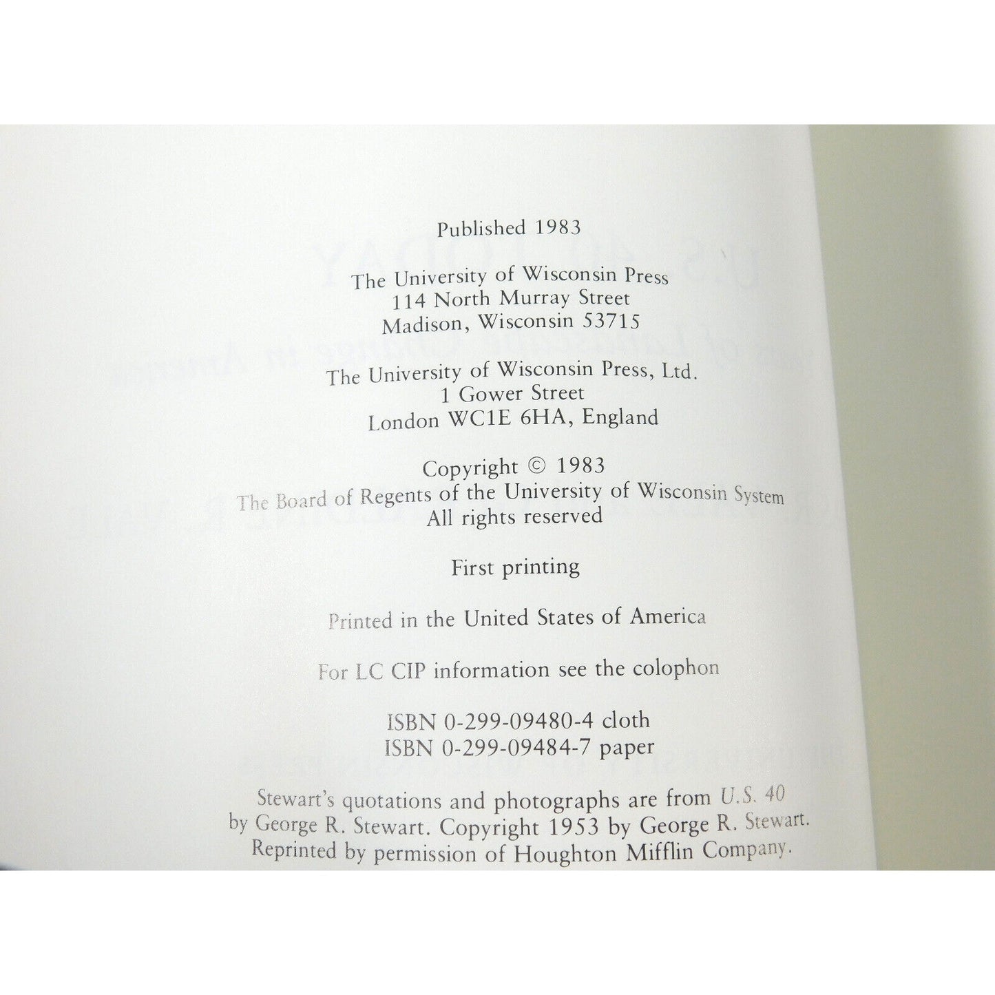 U.S. 40 Today: Thirty Years of Landscape Change in America by Vale Paperback