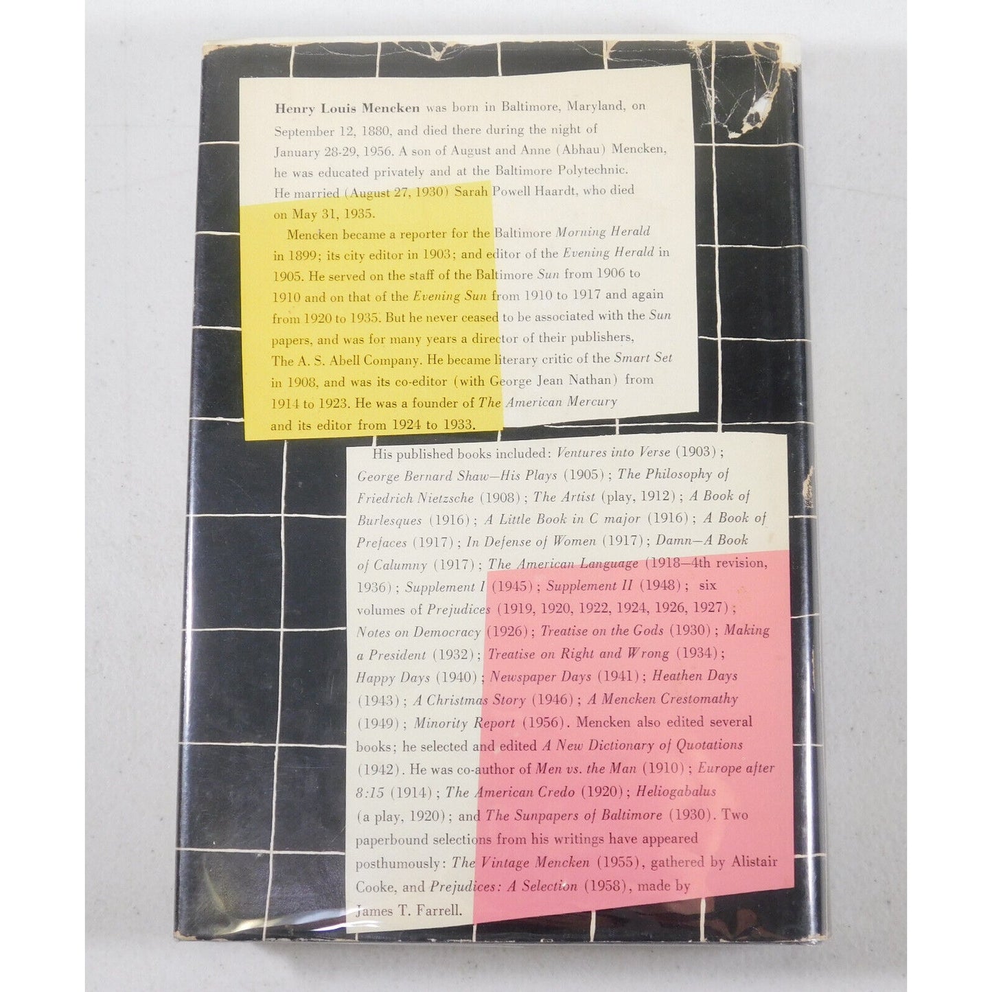 The Bathtub Hoax by H.L. Meneken w/ Paul Rand Cover Design - Knopf, 1958 1st ed.