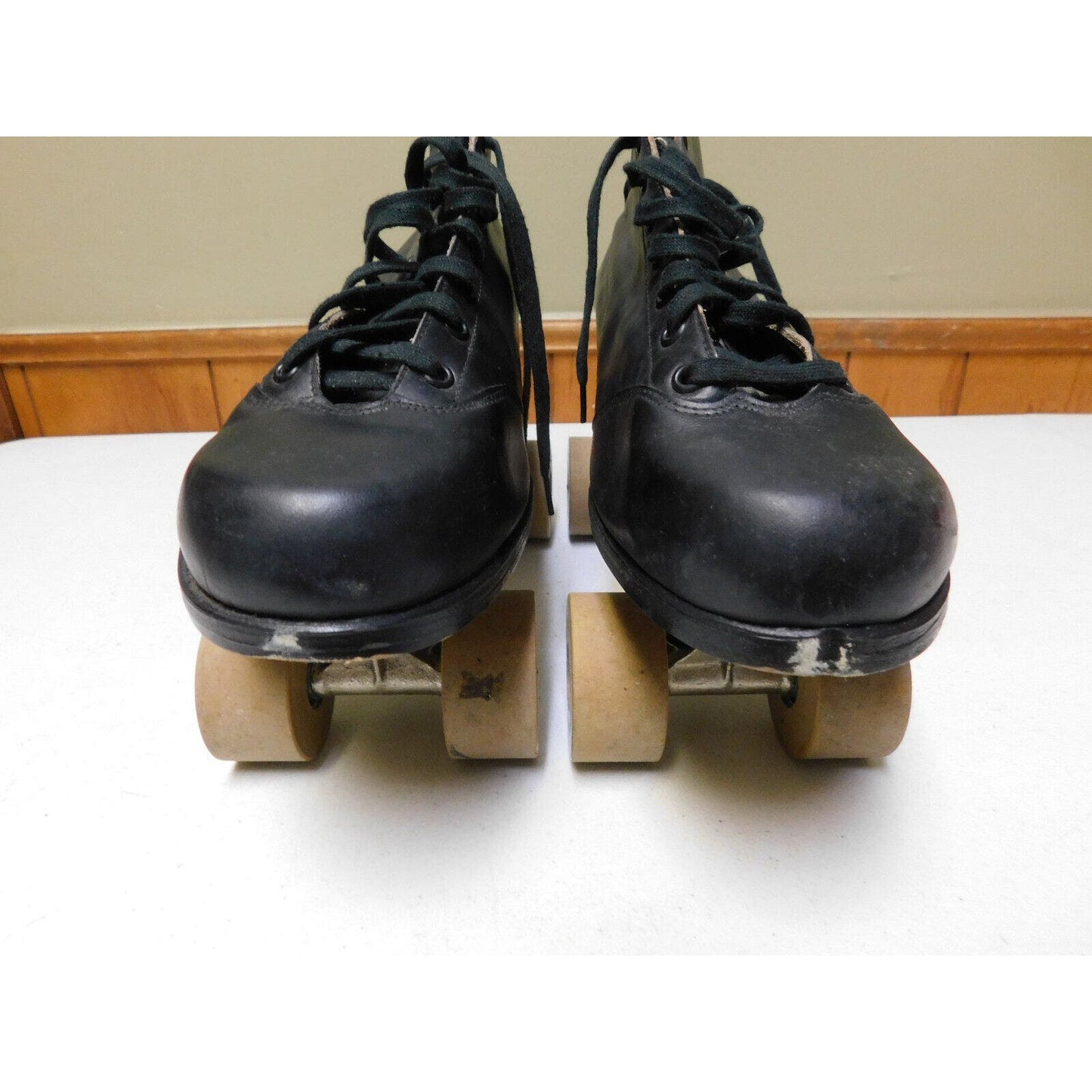 Vintage Black Roller Derby Skates Size 10 with Box