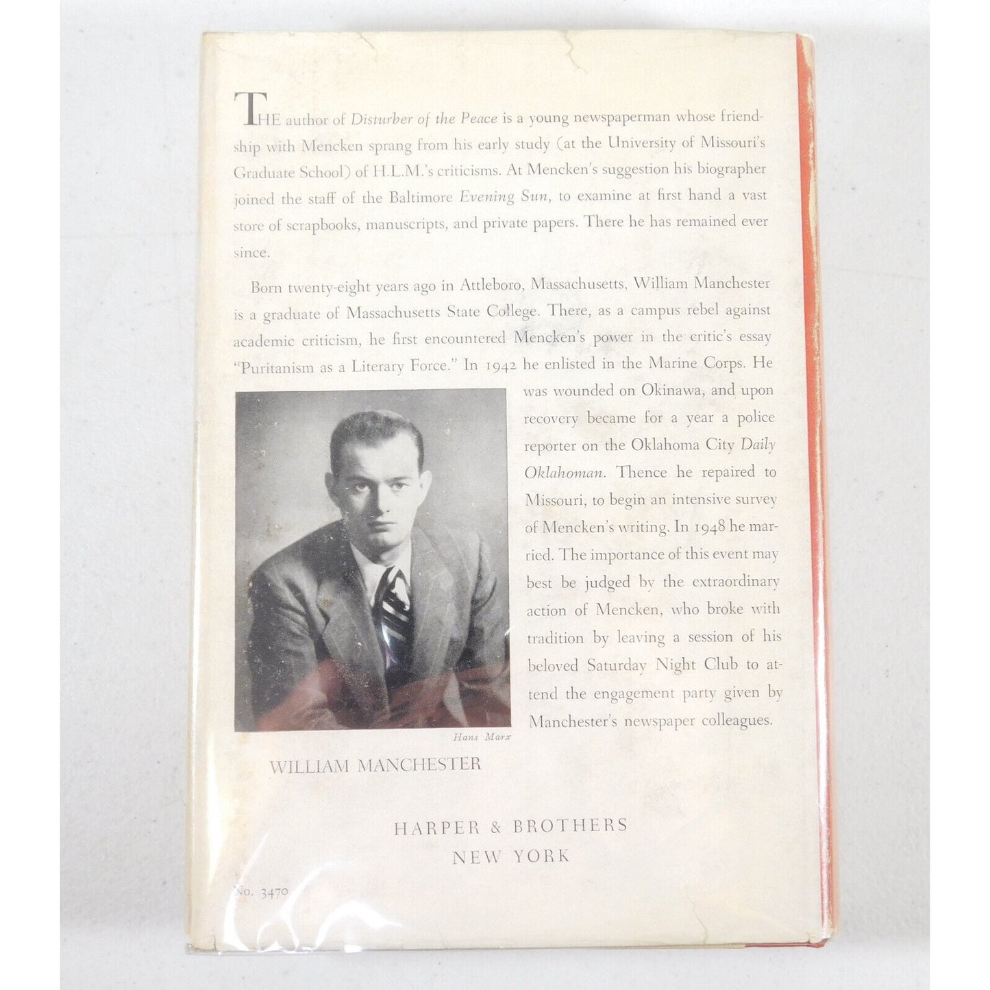Disturber of the Peace The Life and Riotous Times of H.L. Mencken