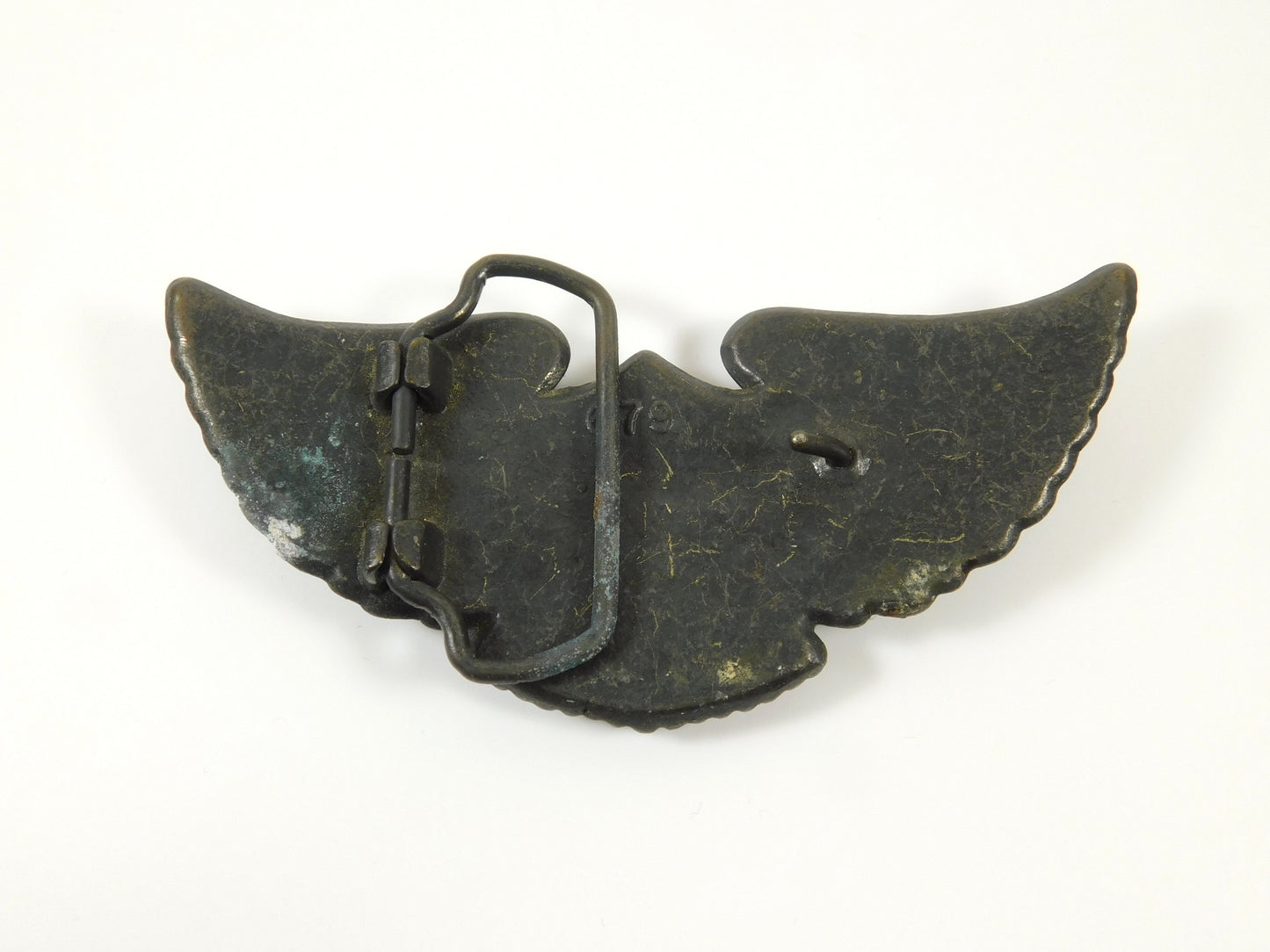 Vintage Metal Yamaha Motorcycles Wings Belt Buckle 679