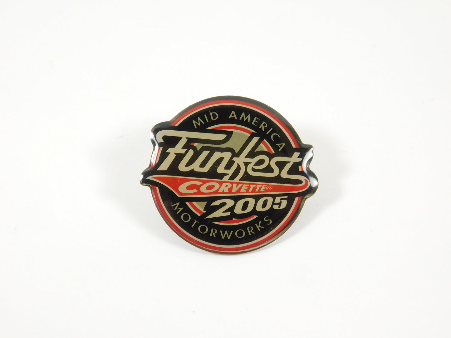 Set of 3 Lapel Pins Mid America Funfest Corvette 2003, 2005