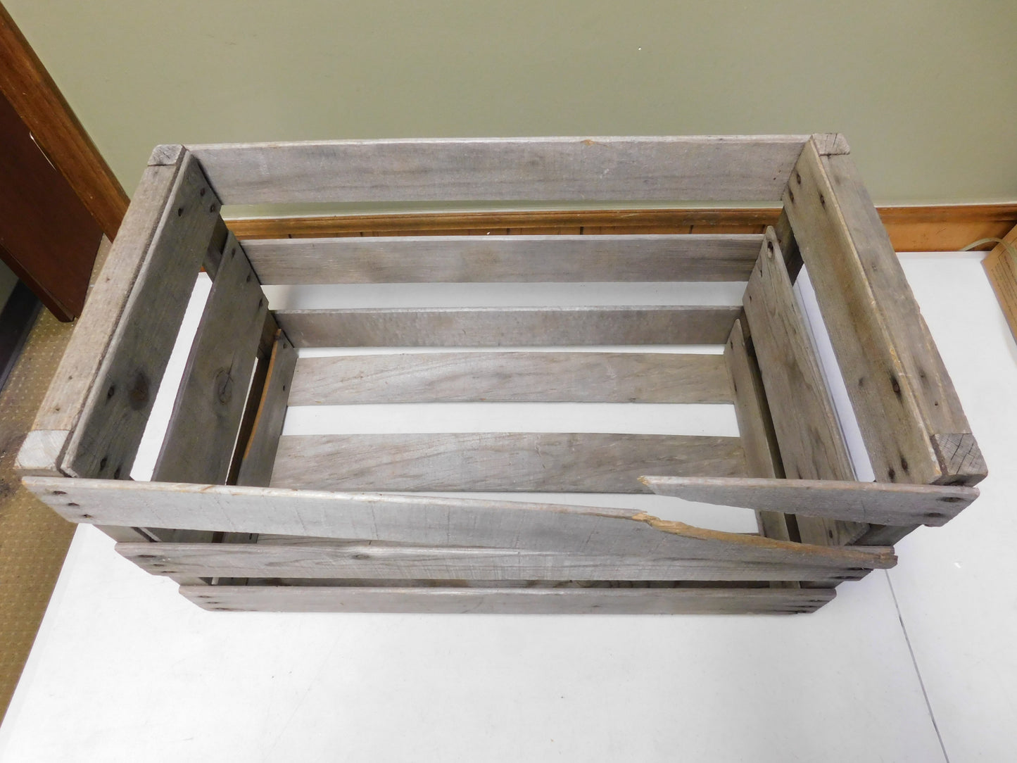 Vintage Niki Melons Wooden Crate Parts or Repair