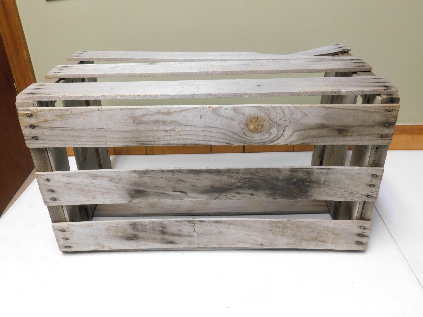 Vintage Niki Melons Wooden Crate Parts or Repair