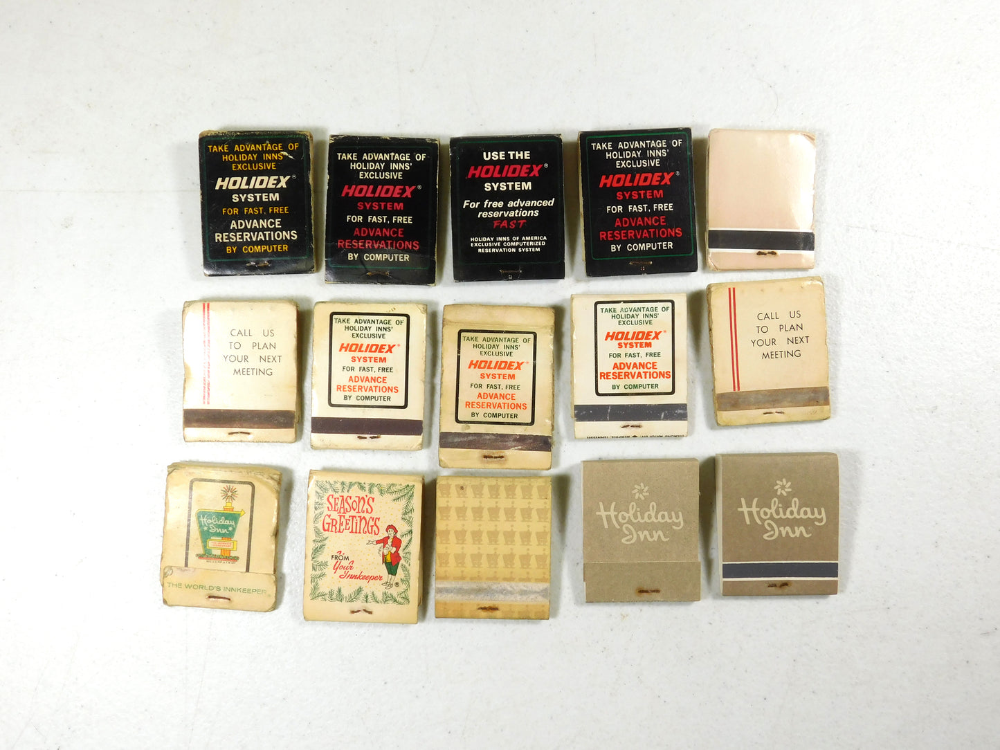 Lot of 15 Vintage Holiday Inn Matchbooks Advertisments