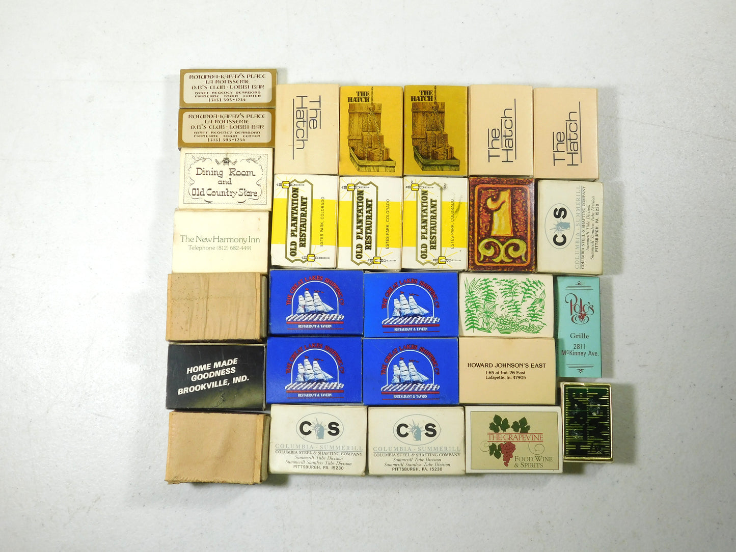 Lot of Matchboxes Vintage Advertisements