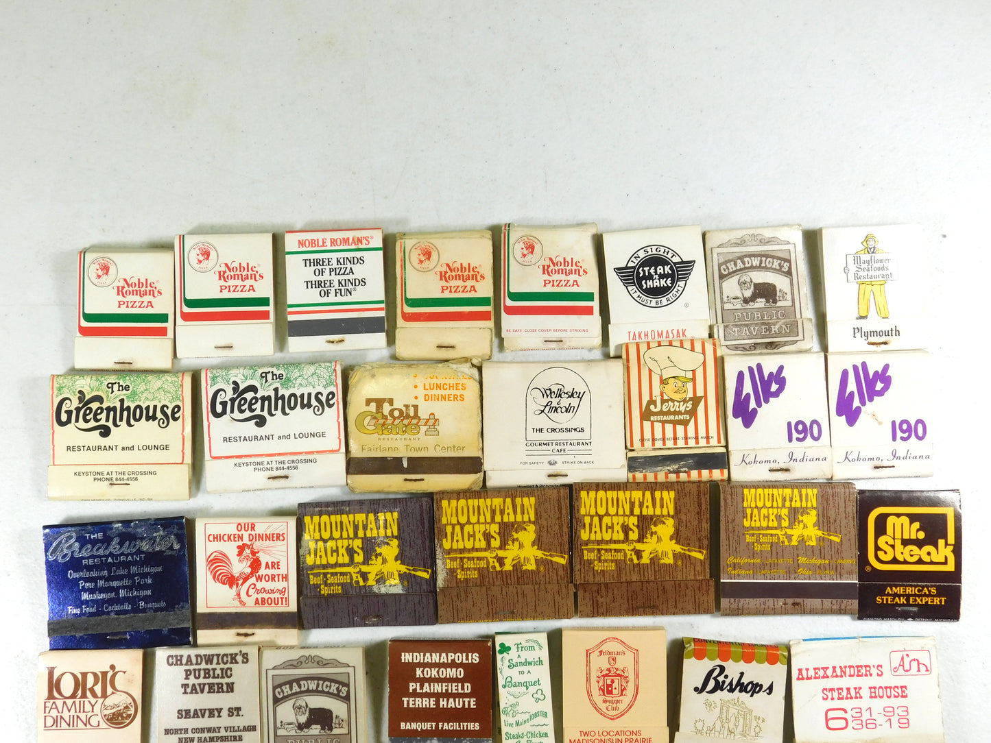 Lot of Misc. Vintage Restaurant Matchbooks