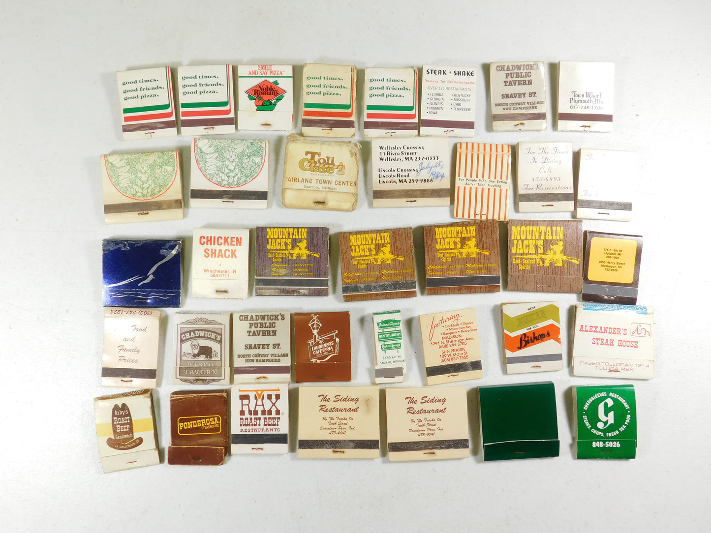 Lot of Misc. Vintage Restaurant Matchbooks