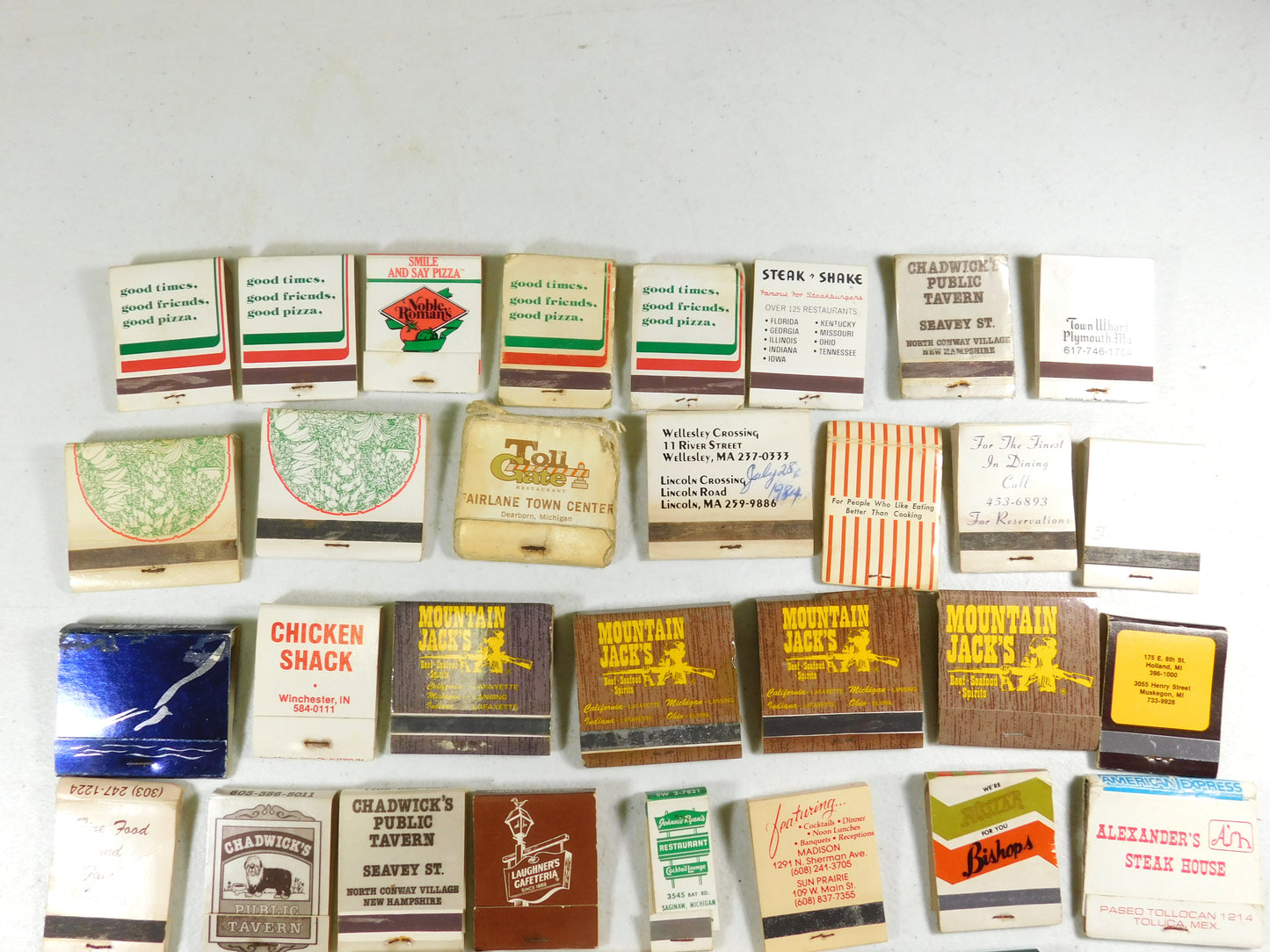 Lot of Misc. Vintage Restaurant Matchbooks