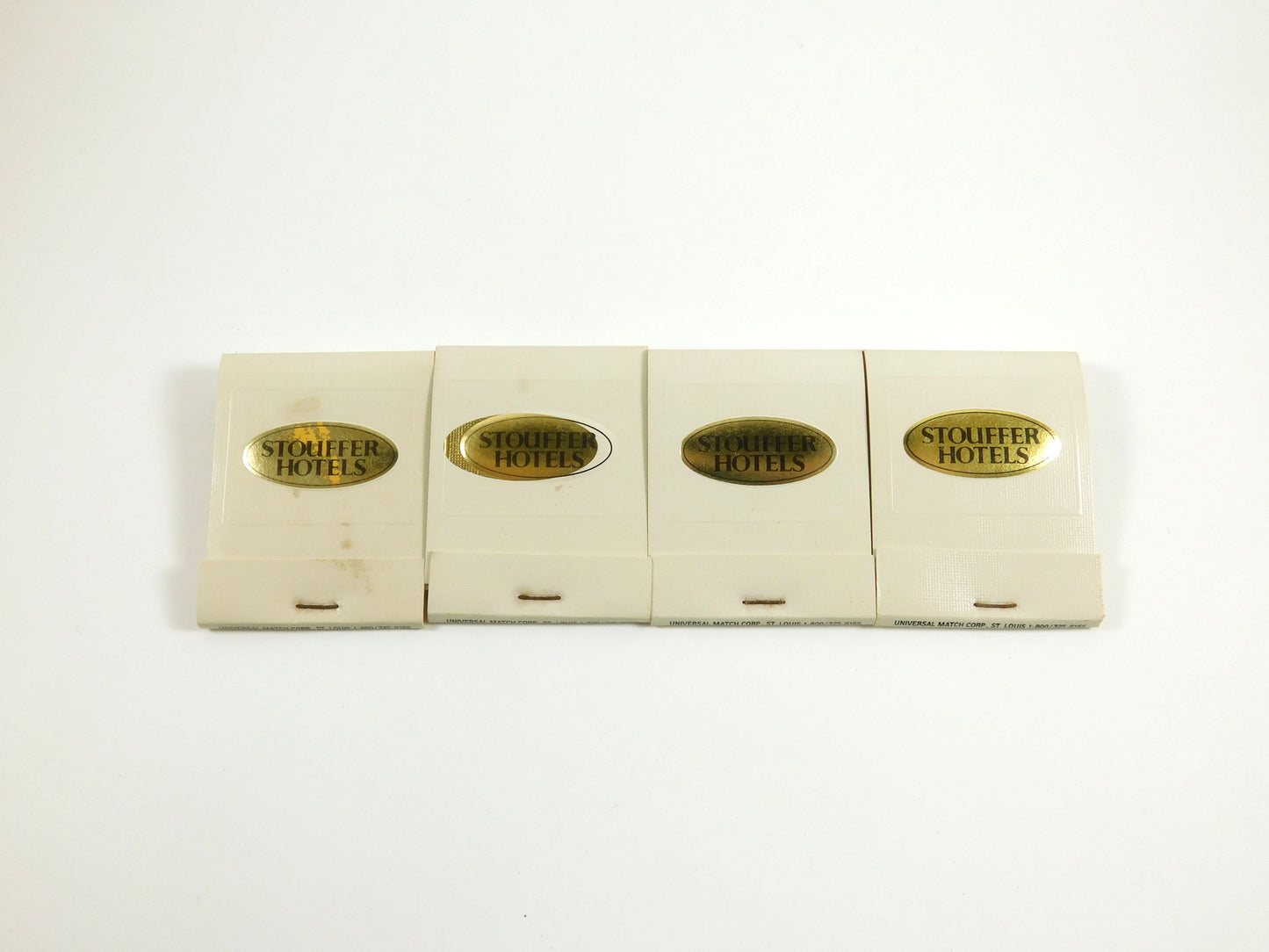 4 Vintage Stouffer Hotels Matchbooks Advertising