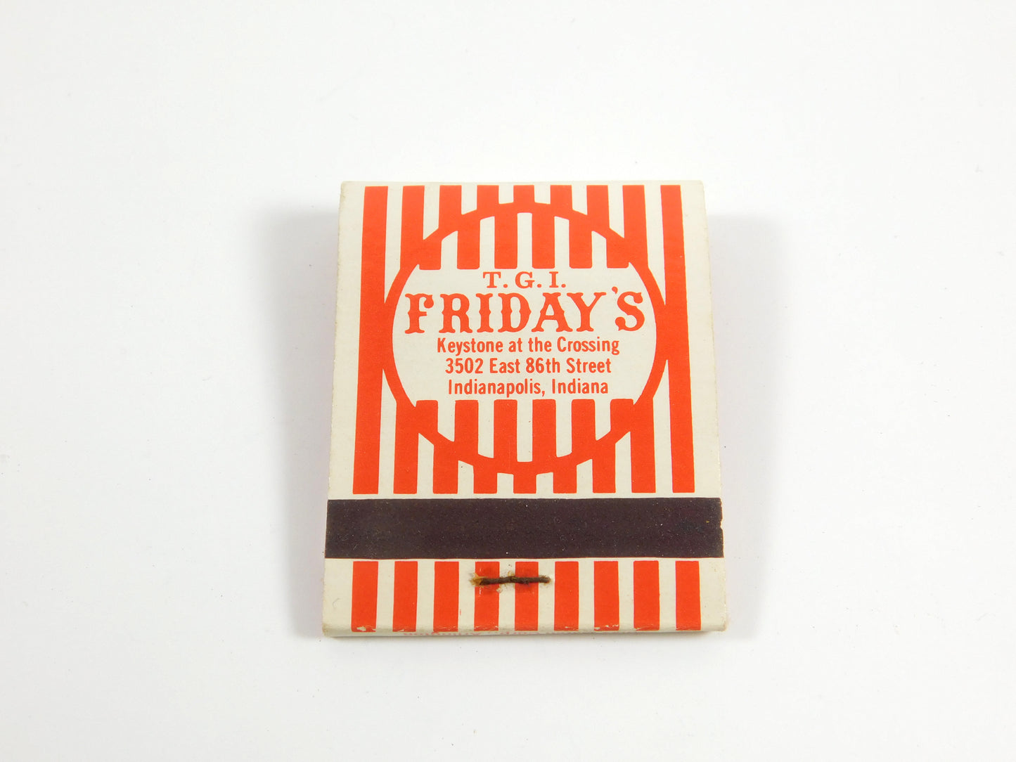Vintage TGI Friday's Matchbook Keystone at the Crossing Indianapolis, IN