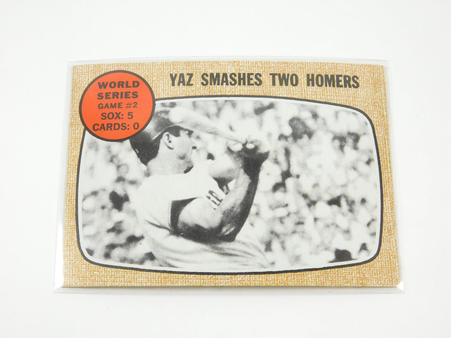 Two Vintage Topps Baseball Cards 1967 World Series Cardinals Celebrate! Yaz