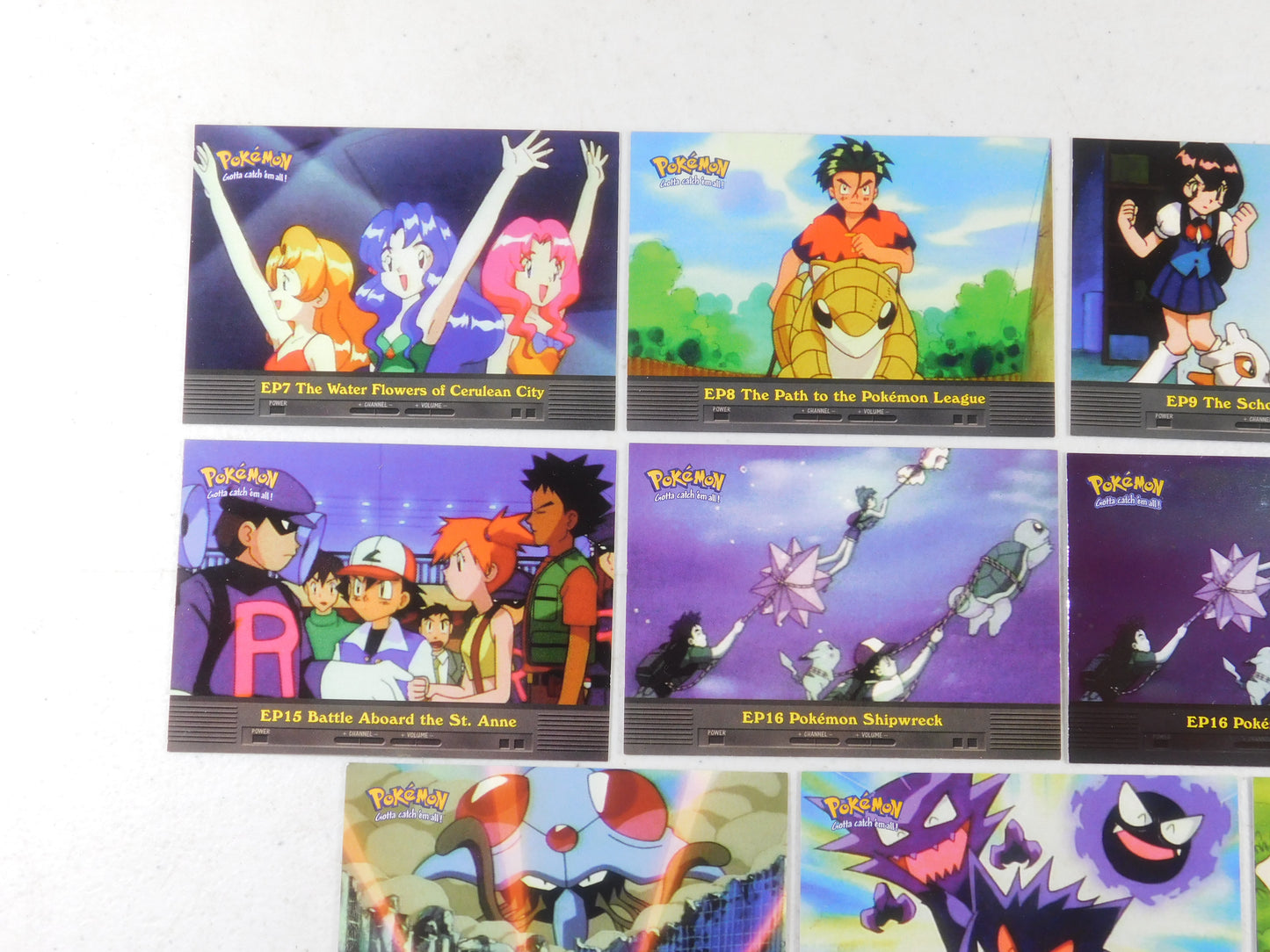 11 Pokemon Topps Collectible Episode Cards