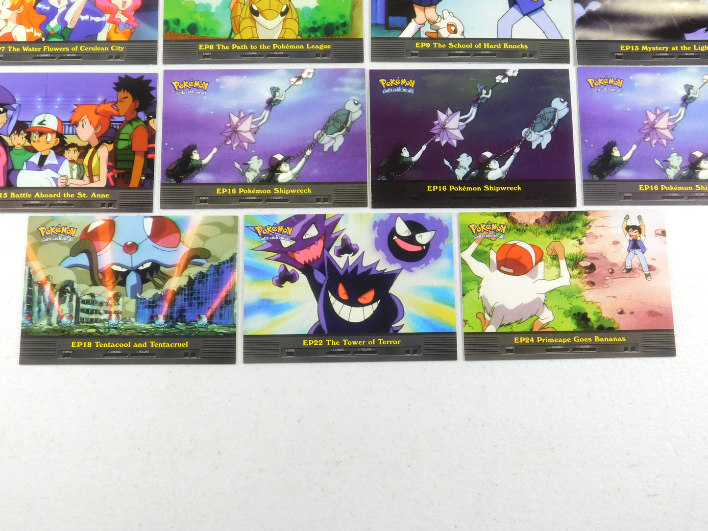 11 Pokemon Topps Collectible Episode Cards