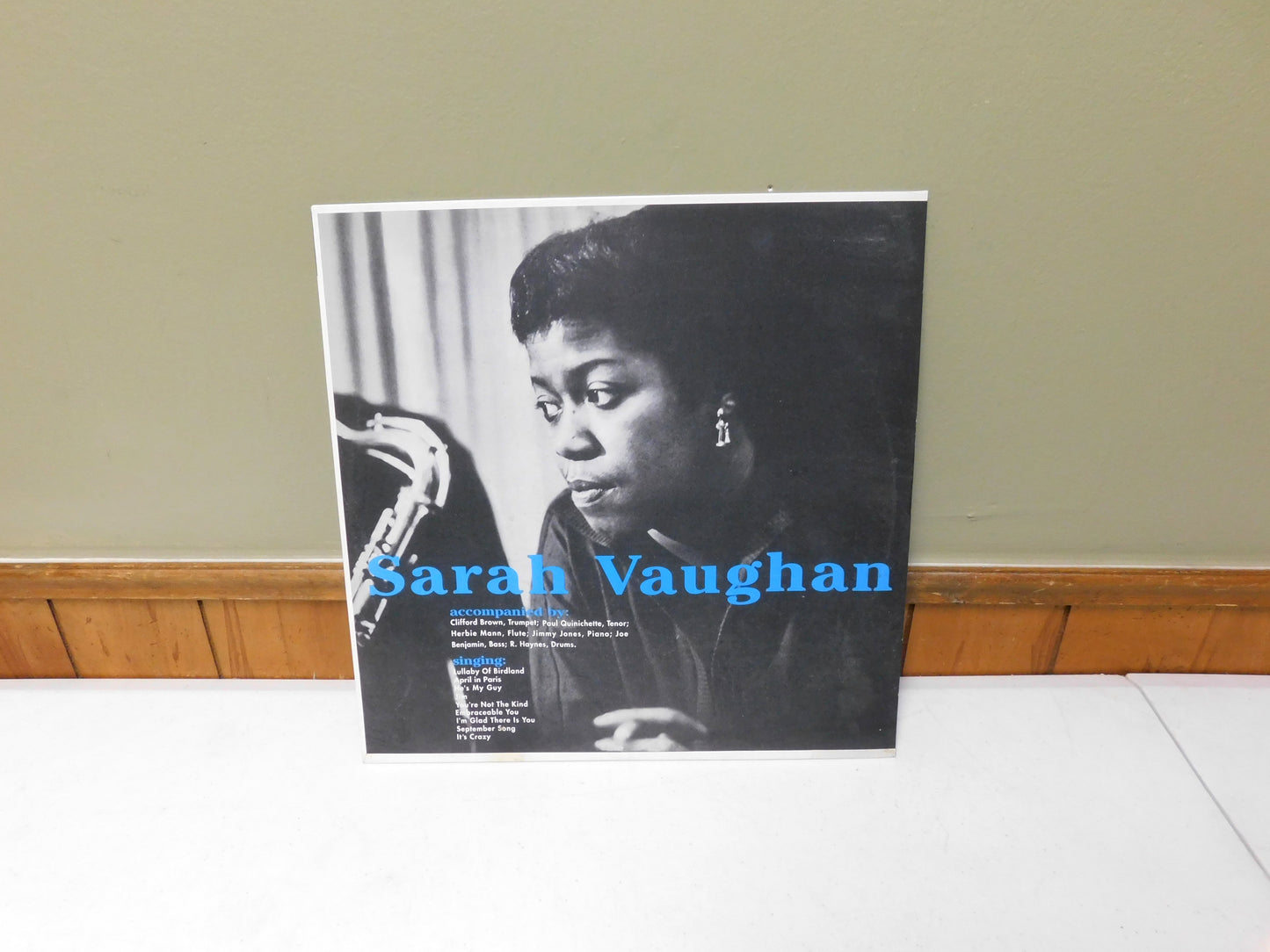 Sarah Vaughn with Clifford Brown Vinyl Record