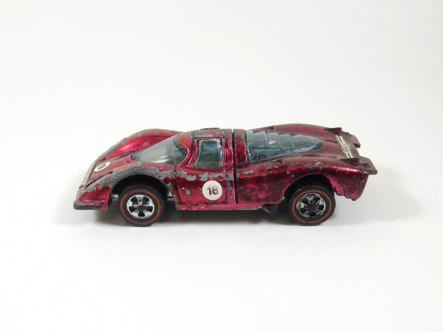 Vintage Hot Wheels Redline Porsche 917 #18 Car