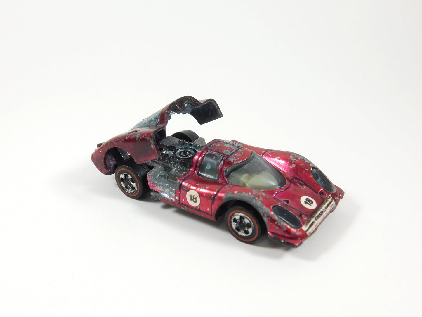 Vintage Hot Wheels Redline Porsche 917 #18 Car