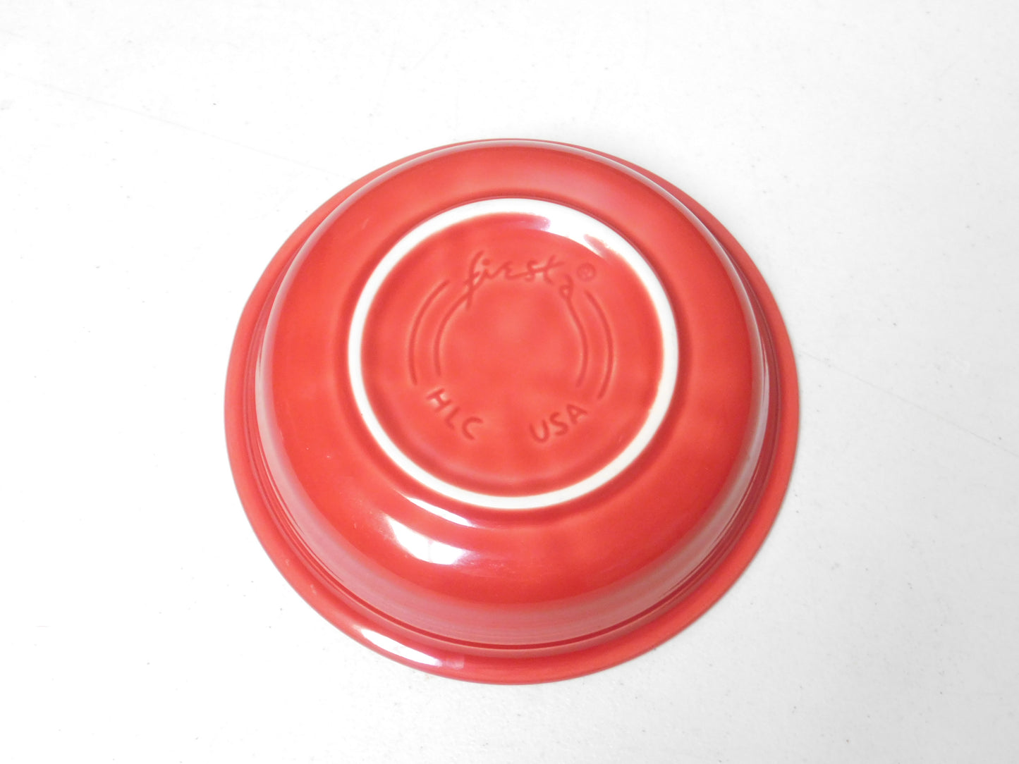 5 Red Fiesta Bowls 6 3/4" Wide