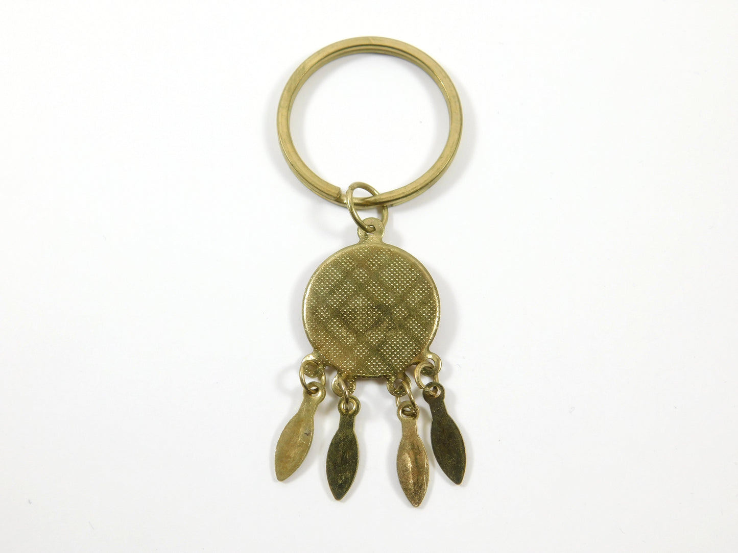 Vintage Dreamcatcher Keychain Keyring with Dangling Feather Charms