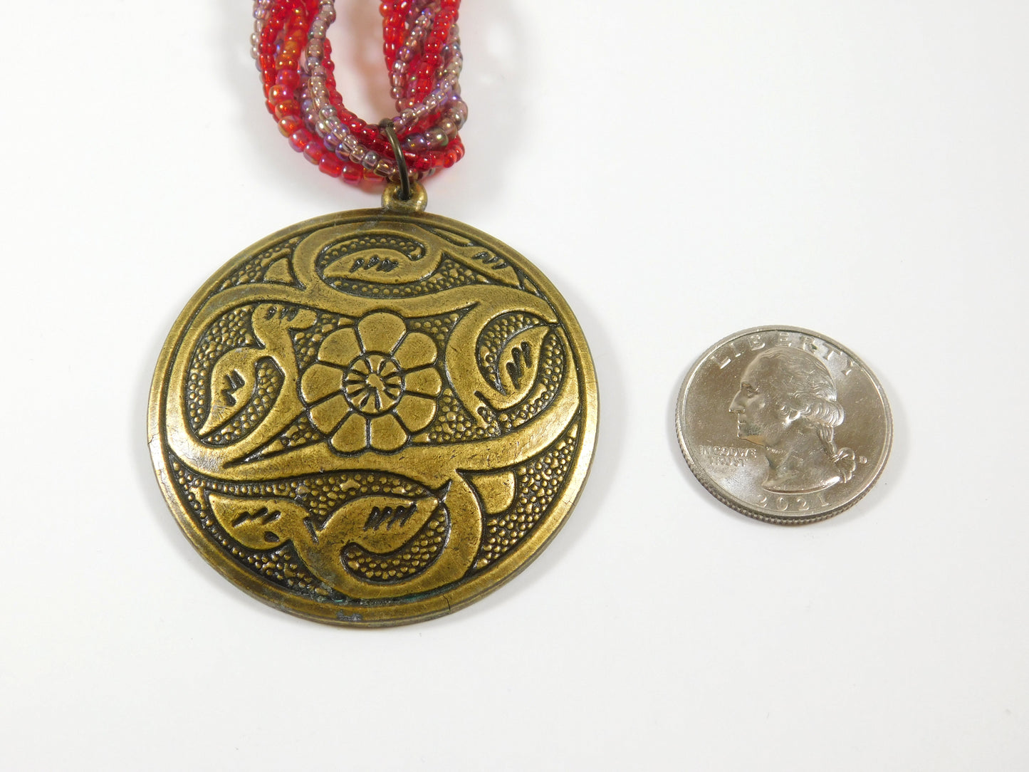Vintage Round Exotic Choker Necklace