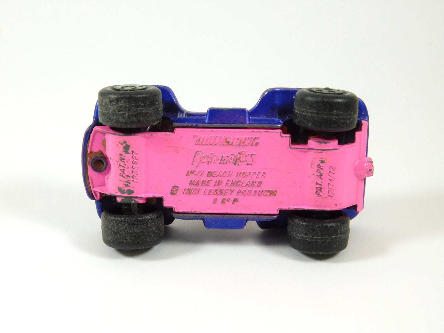 Vintage 1973 Lesney Matchbox Rolamatics Purple Beach Hopper
