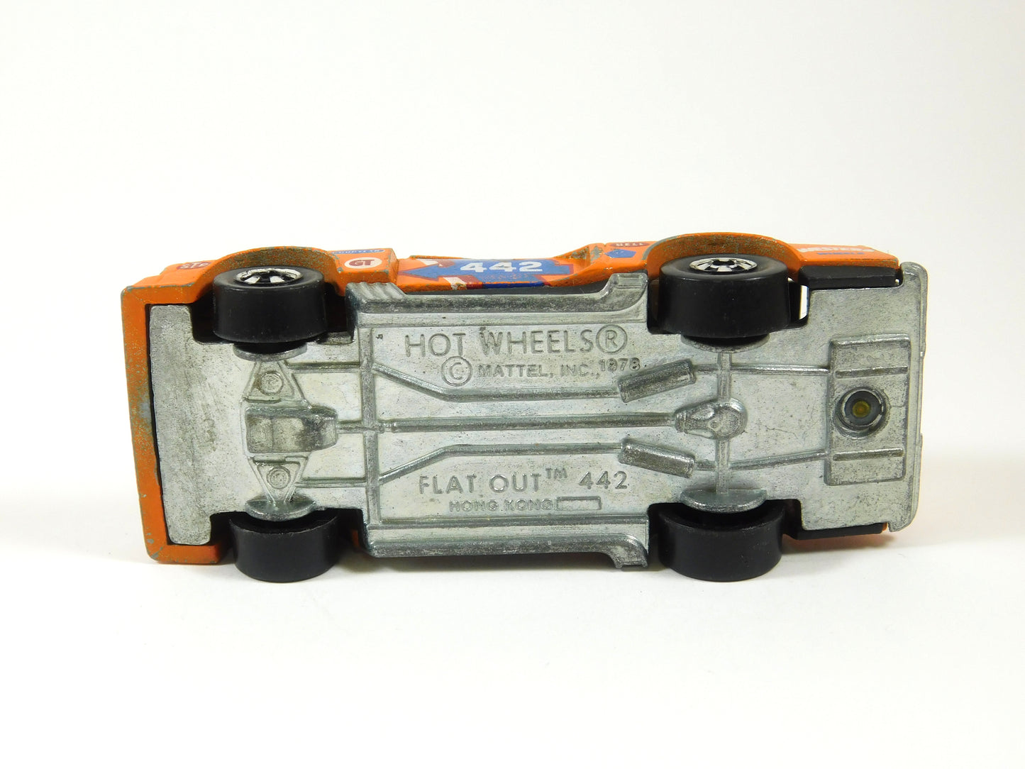 Vintage 1978 Hot Wheels Orange Flatout 442