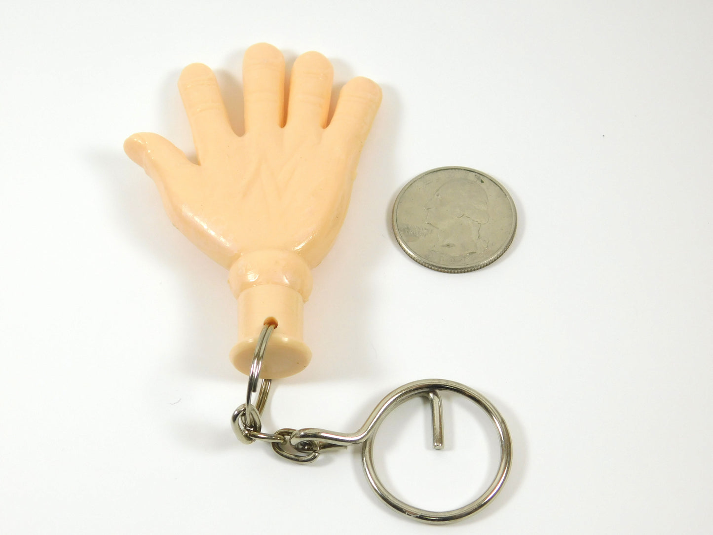 Vintage Target Flexible Hand Key Chain
