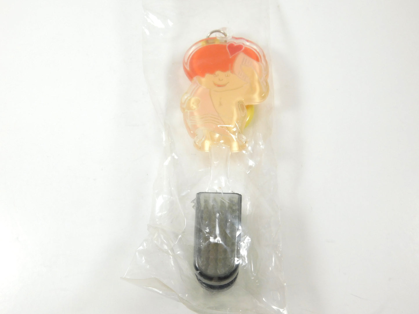 Vintage Target Toothbrush Key Chain Boy with Towel