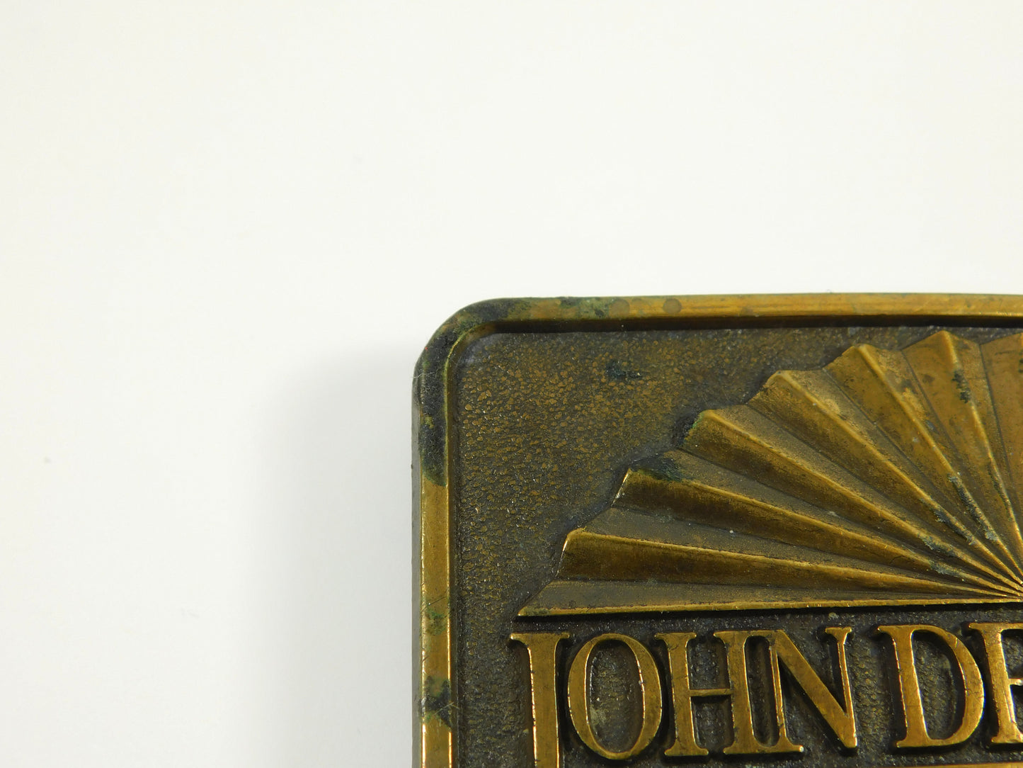 Vintage Metal John Deere Day "Working Together - A Way of Life" 1992 Belt Buckle