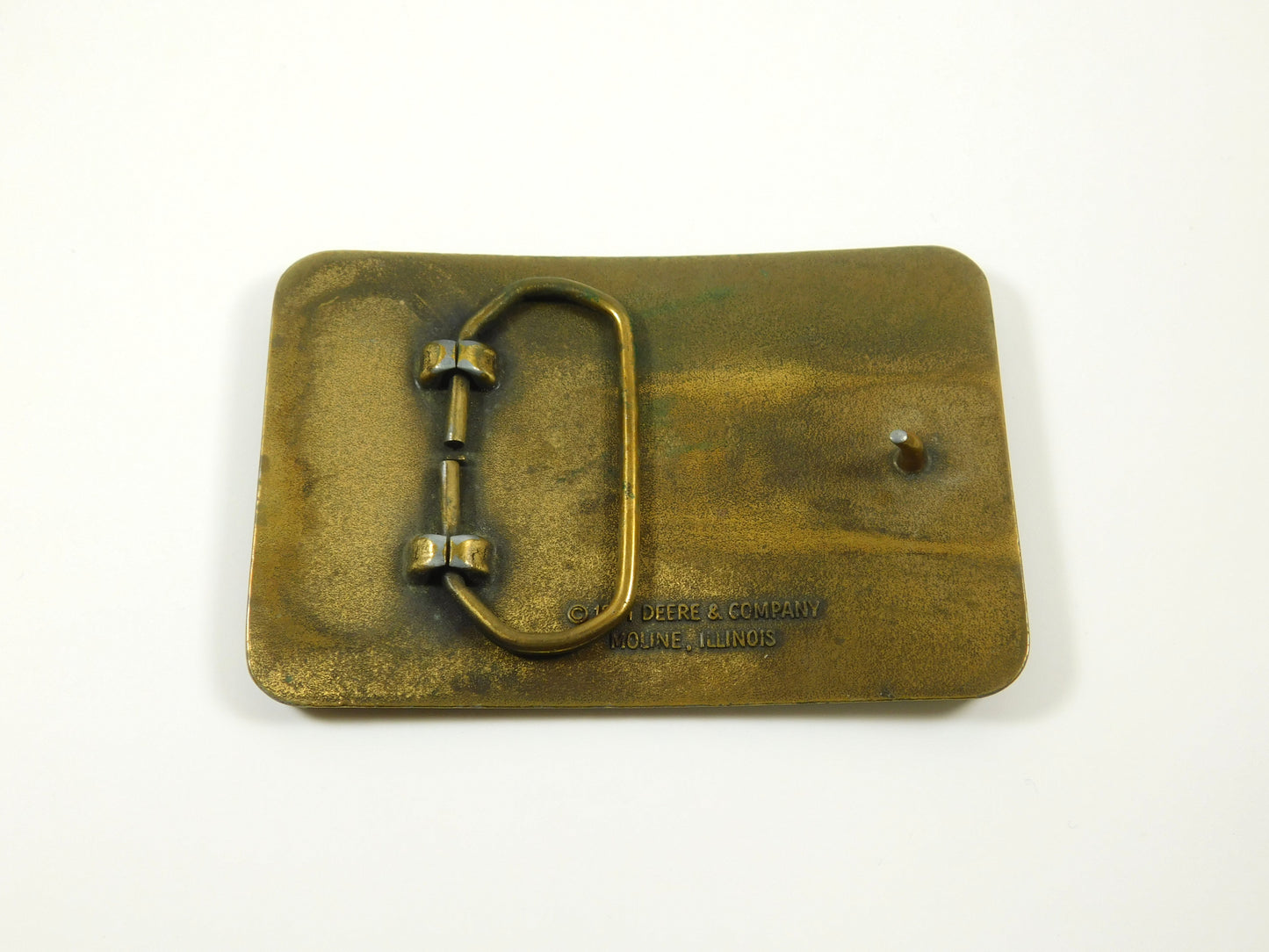 Vintage Metal John Deere Day "Working Together - A Way of Life" 1992 Belt Buckle